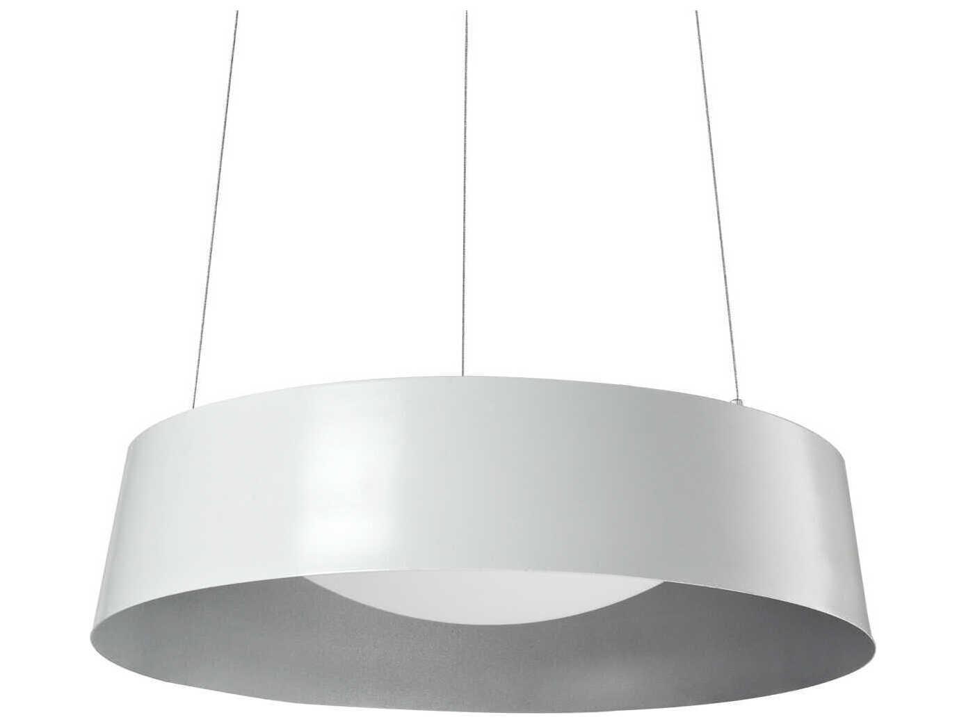 Kuzco Lighting Sampson White Drum Pendant