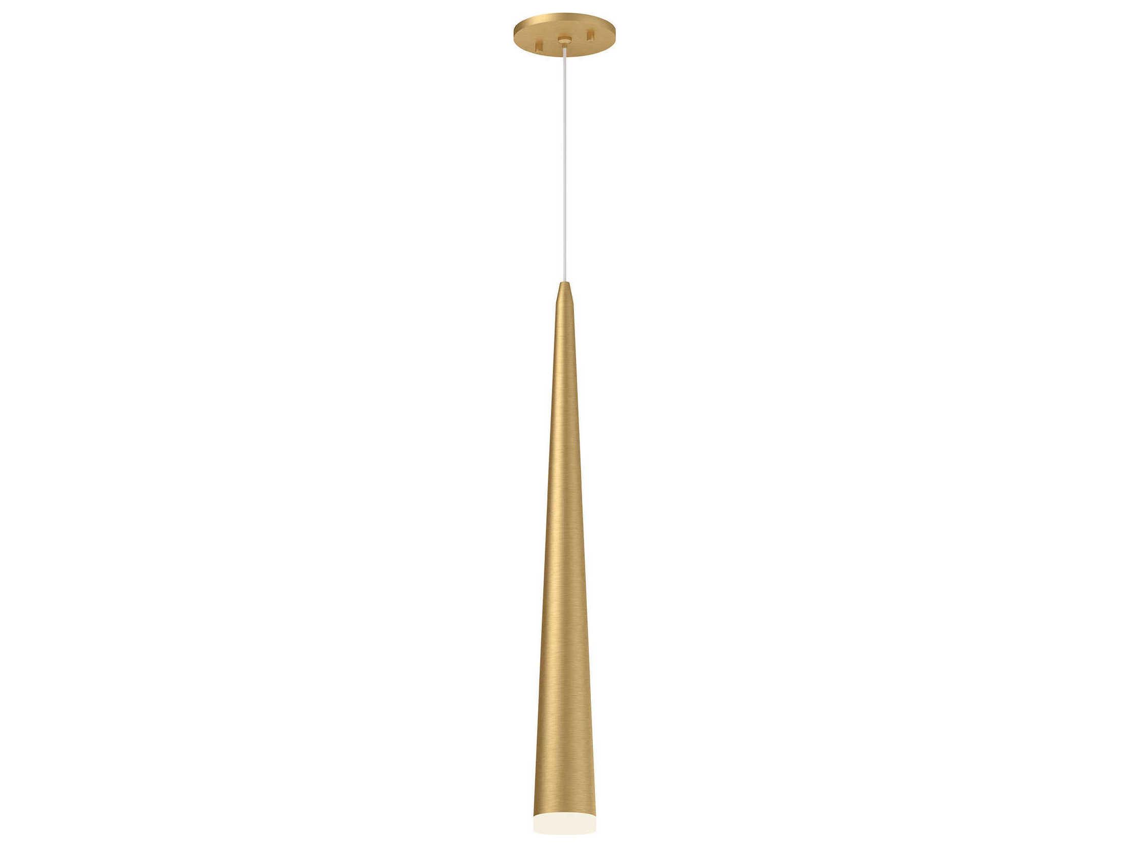 Kuzco Lighting Mina Brushed Gold Mini Pendant
