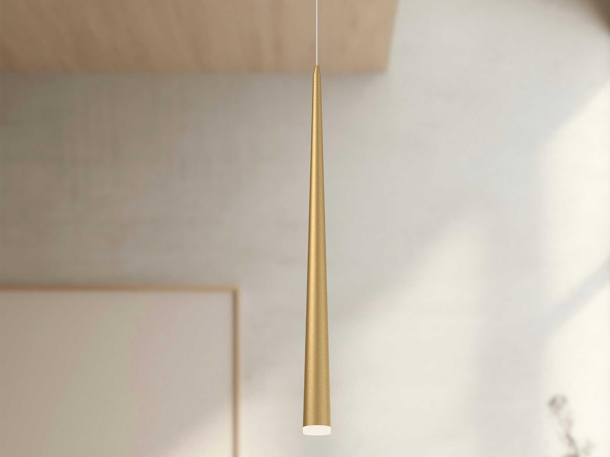 Kuzco Lighting Mina Brushed Gold Mini Pendant