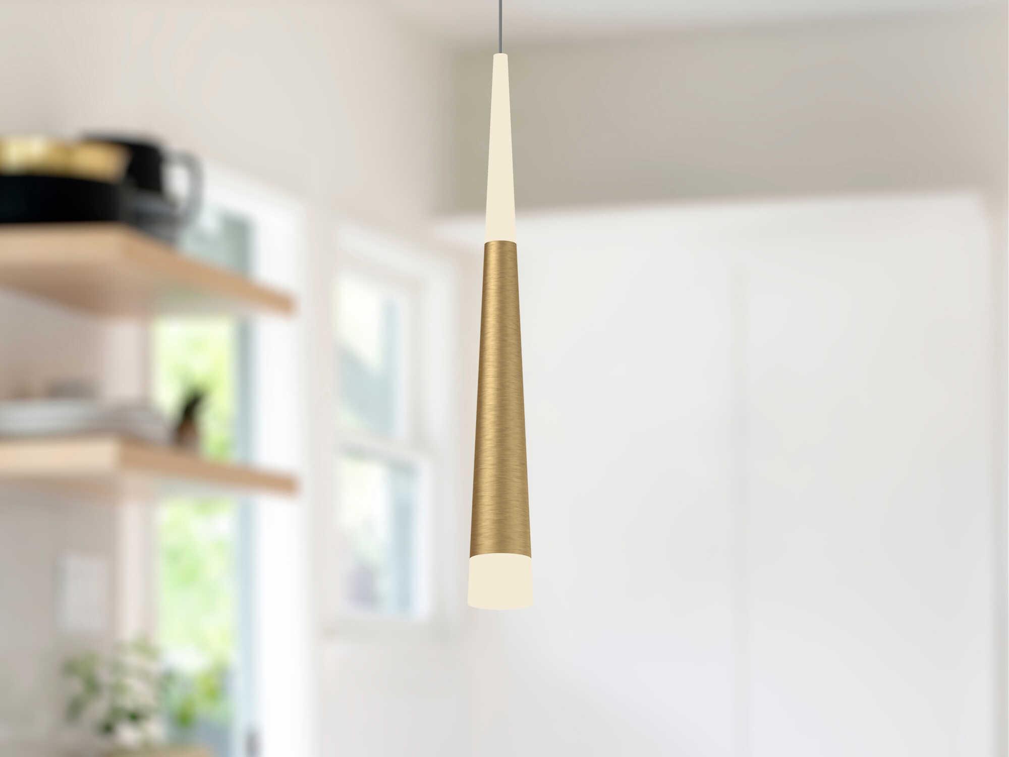 Kuzco Lighting Ultra Brushed Gold Mini Pendant