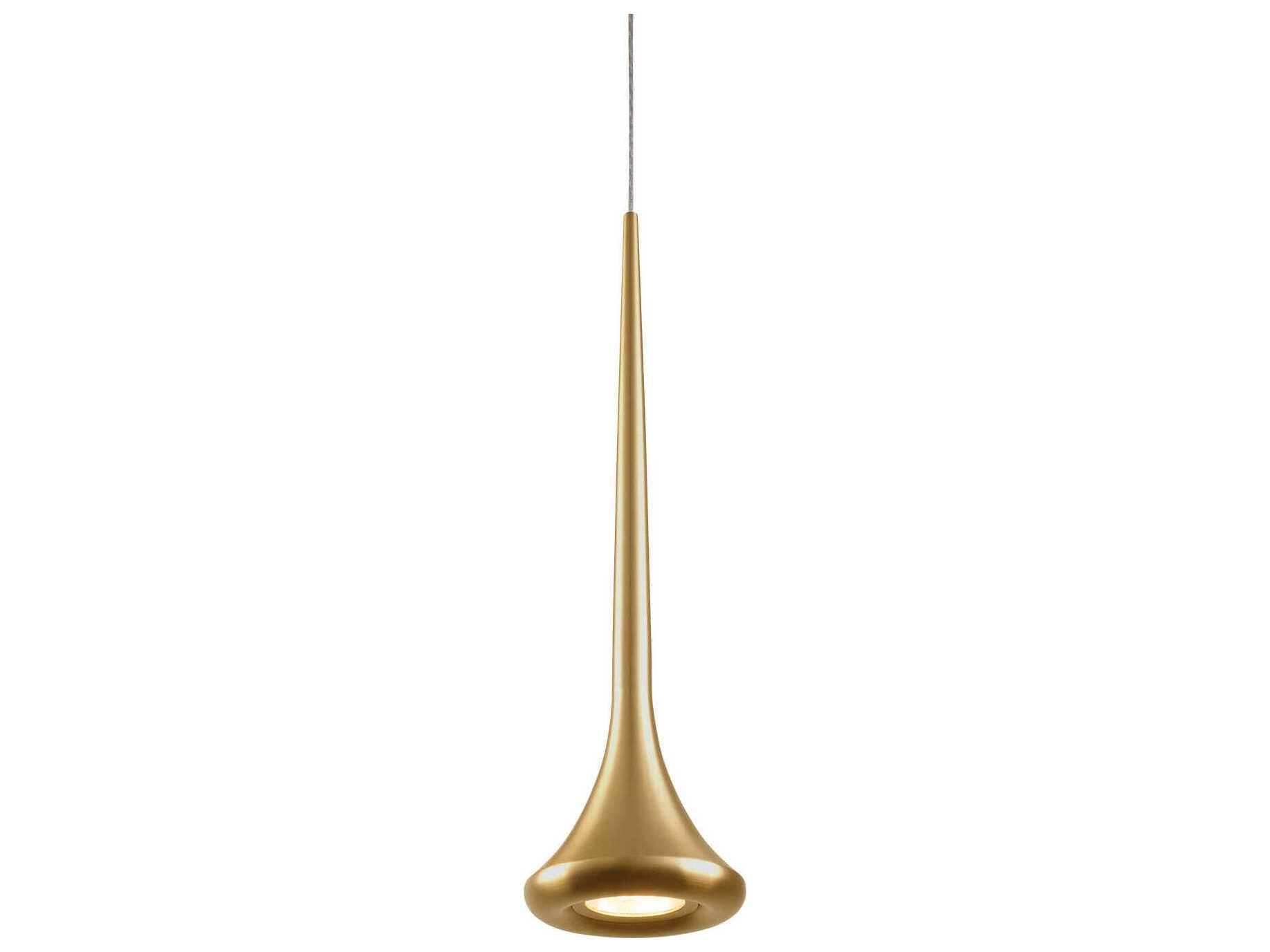 Kuzco Lighting Bach Brushed Gold Mini Pendant