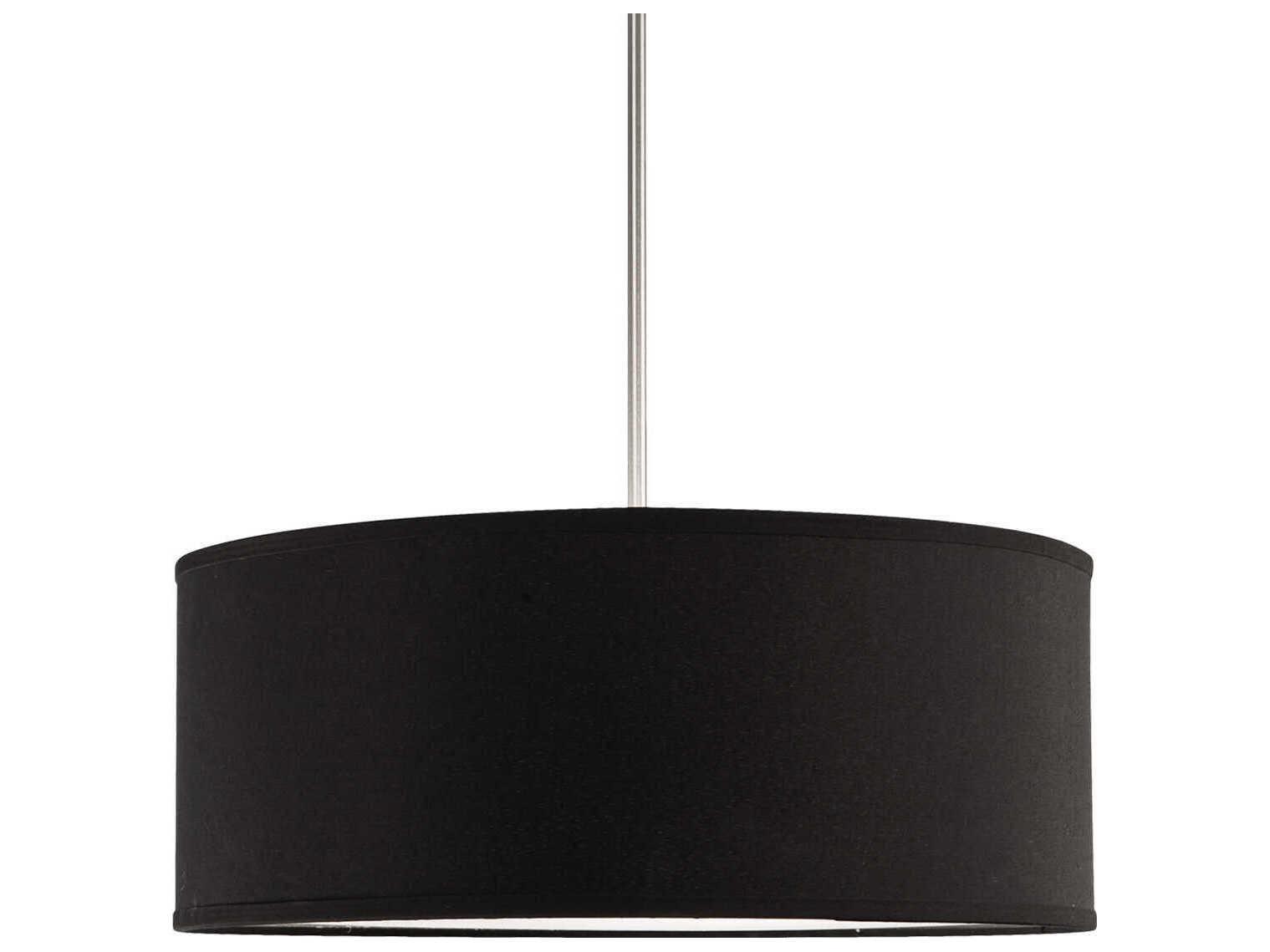 Kuzco Lighting Gregory 3-Light Black Drum Pendant