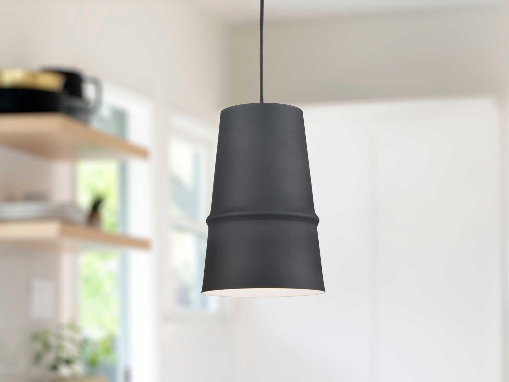Kuzco Lighting Castor 1-Light Black Mini Pendant