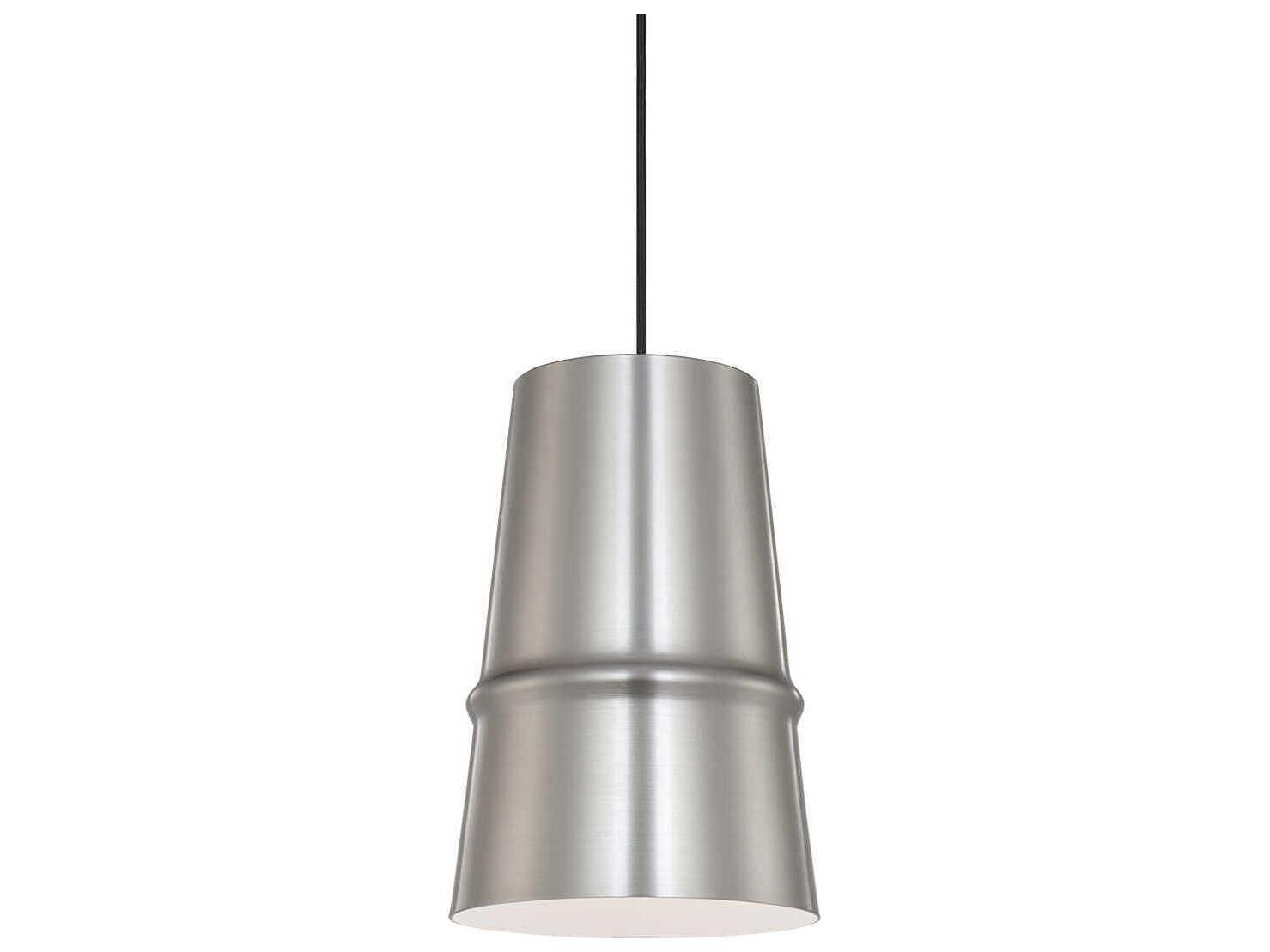 Kuzco Lighting Castor 1-Light Brushed Nickel Mini Pendant