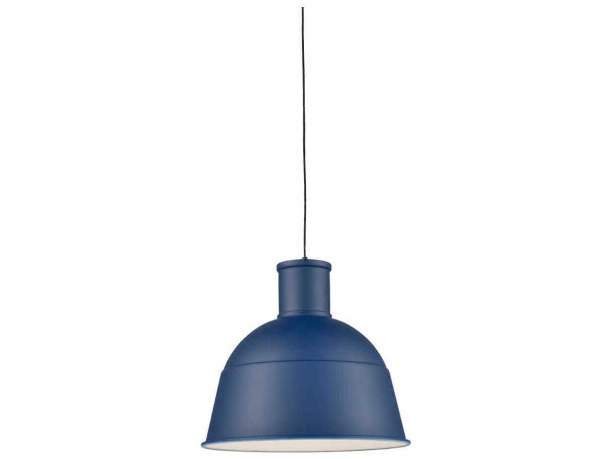 Kuzco Lighting Irving 1-Light Indigo Blue Dome Pendant