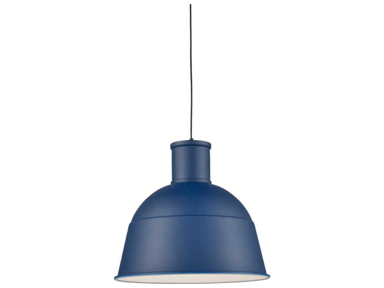 Kuzco Lighting Irving 1-Light Indigo Blue Dome Pendant