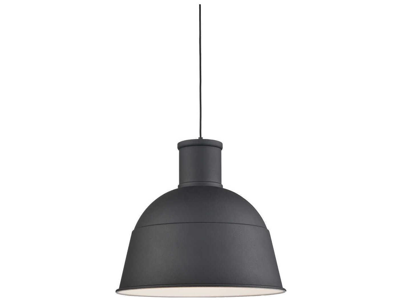 Kuzco Lighting Irving 1-Light Black Dome Pendant
