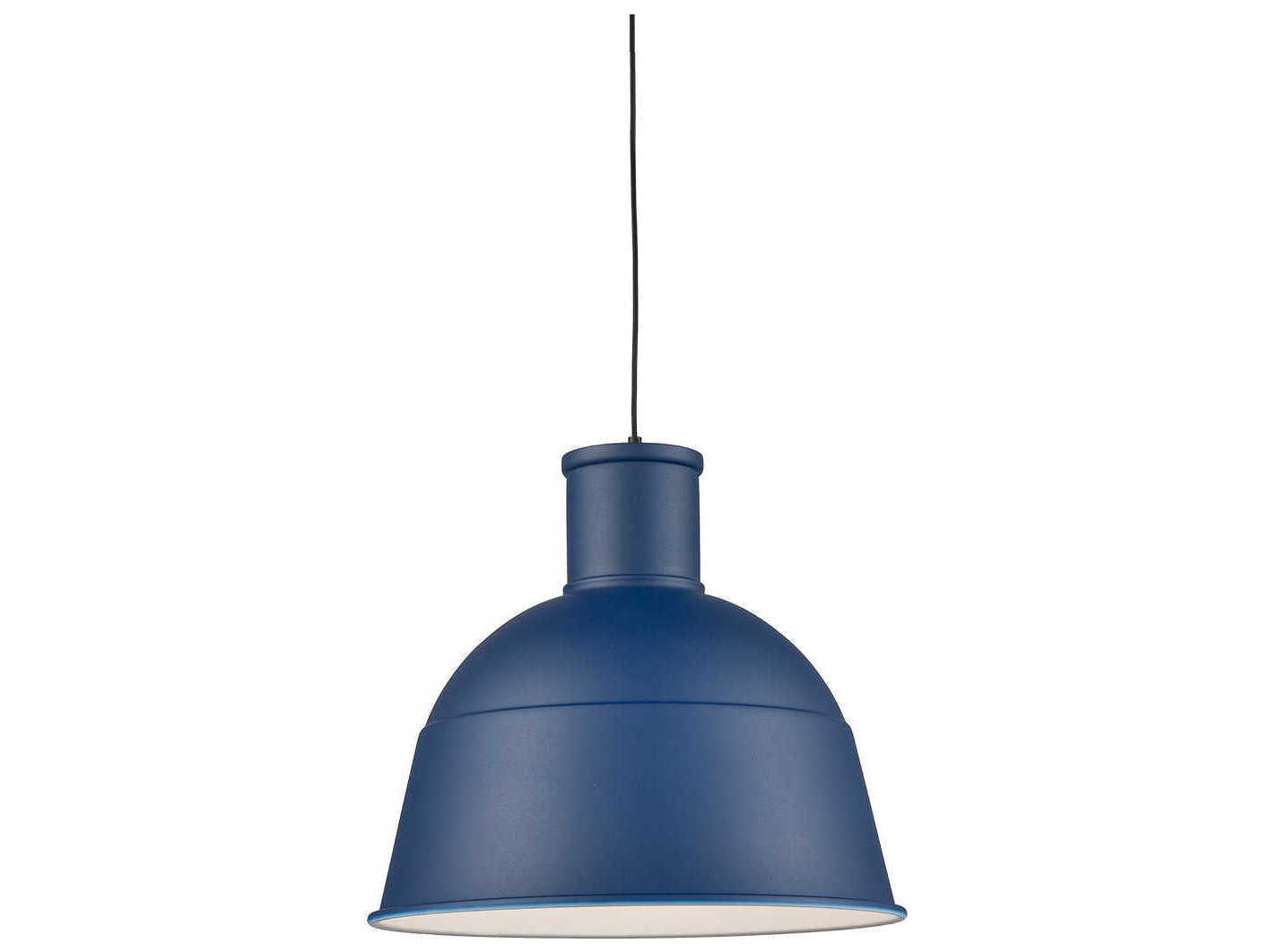 Kuzco Lighting Irving 1-Light Indigo Blue Dome Pendant