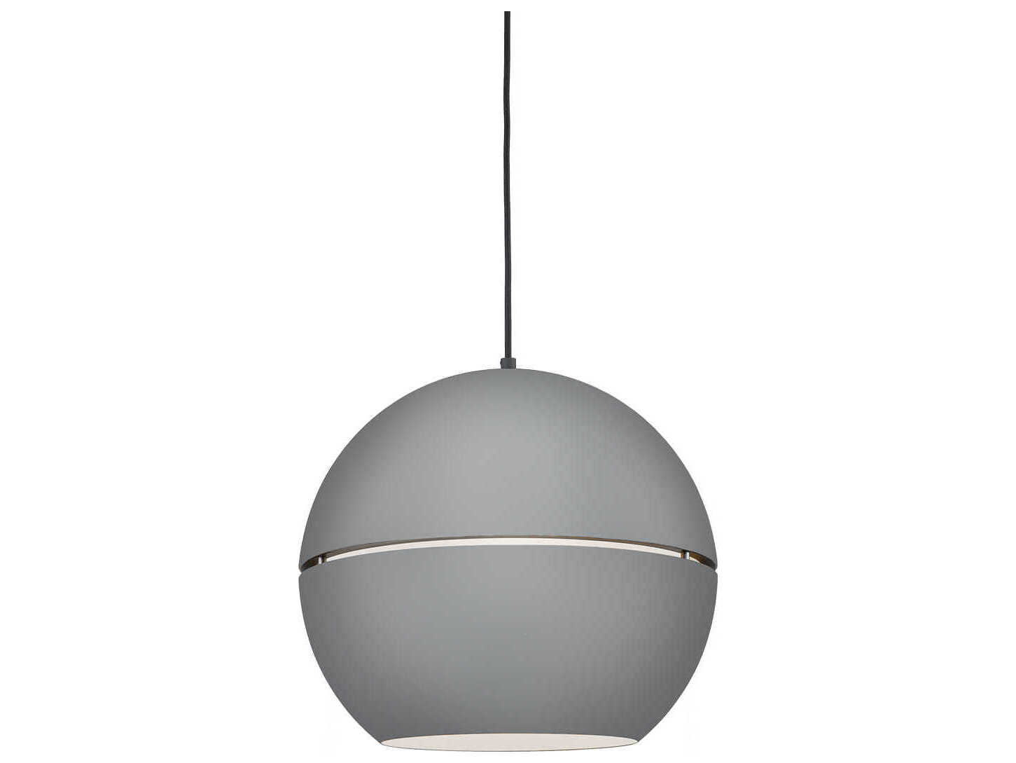 Kuzco Lighting Lucas 1-Light Gray Globe Pendant