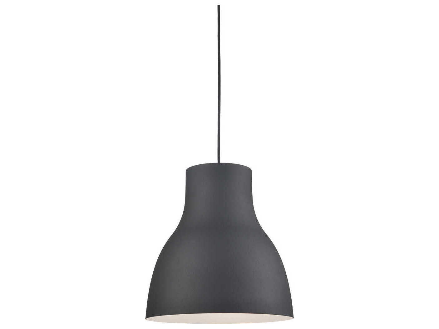 Kuzco Lighting Cradle 1-Light Black Pendant