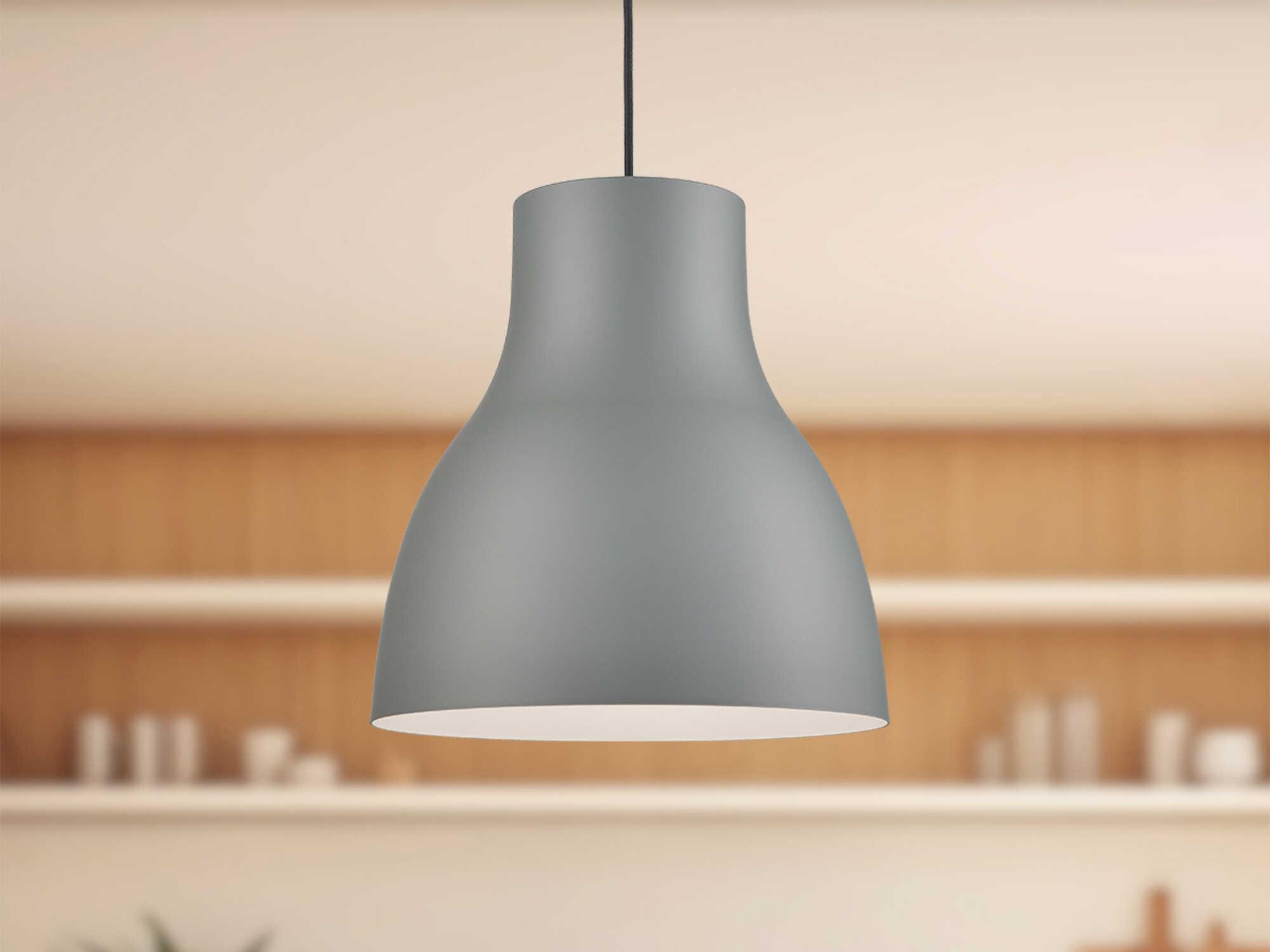 Kuzco Lighting Cradle 1-Light Gray Pendant