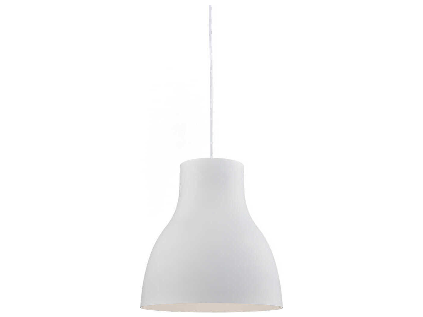 Kuzco Lighting Cradle 1-Light White Pendant