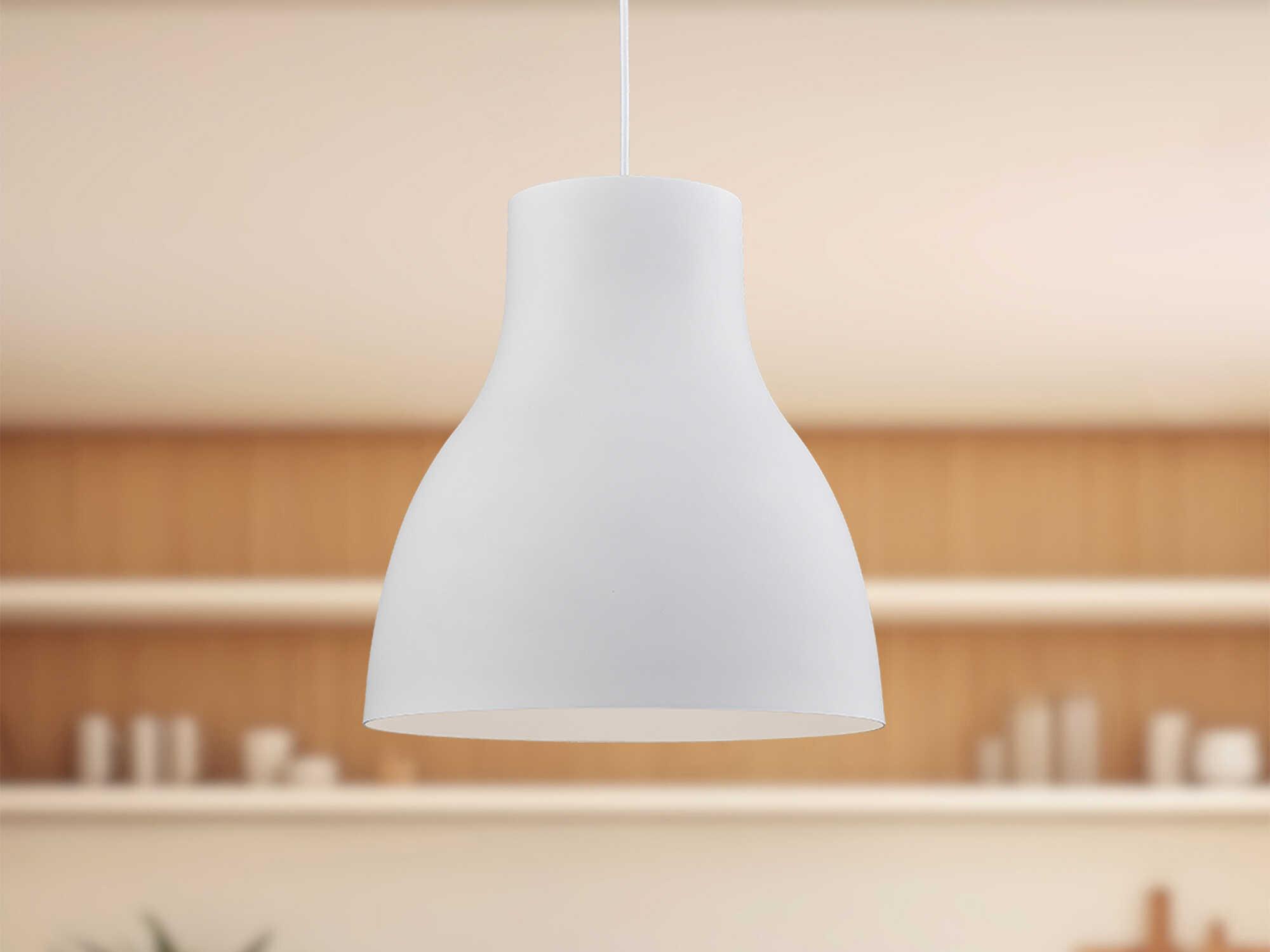 Kuzco Lighting Cradle 1-Light White Pendant