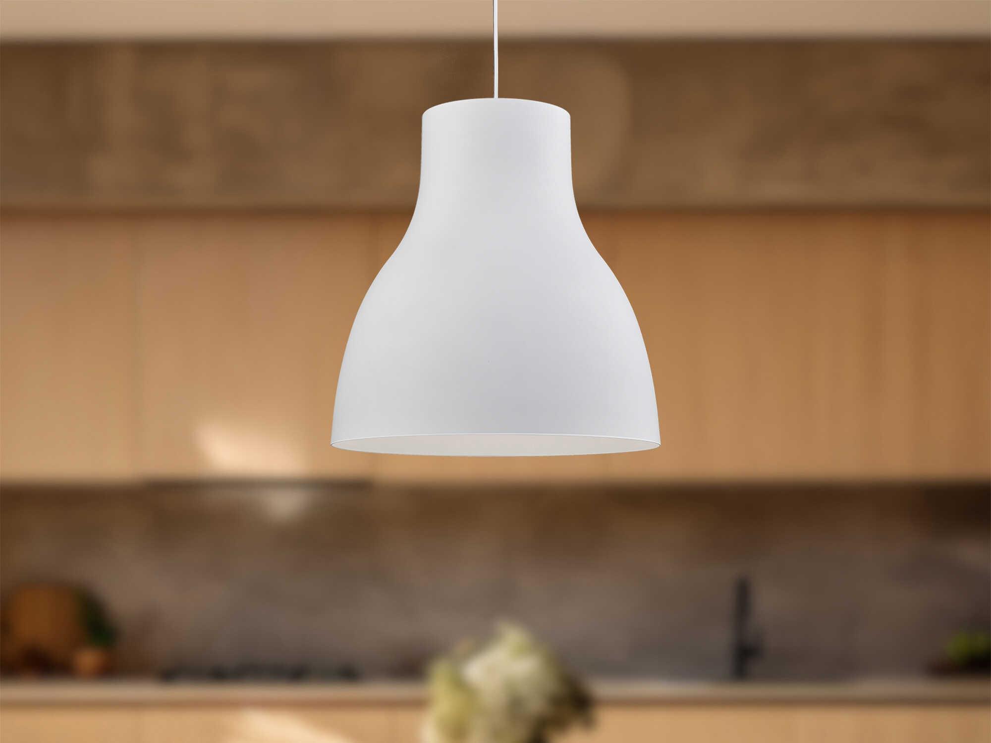 Kuzco Lighting Cradle 1-Light White Pendant