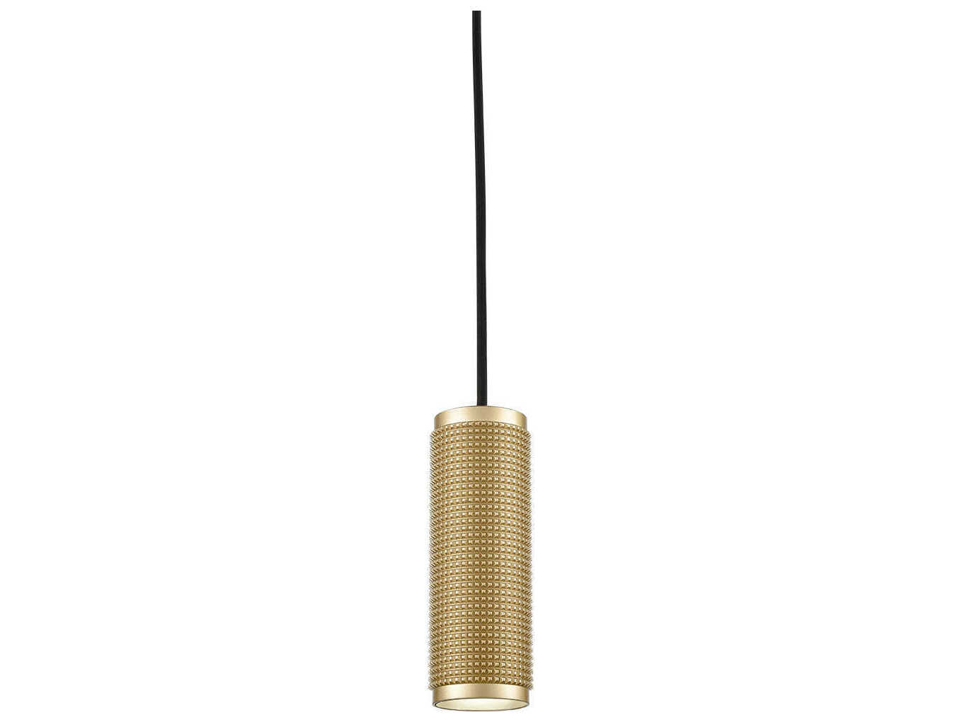 Kuzco Lighting Micro 1-Light Gold Cylinder Mini Pendant