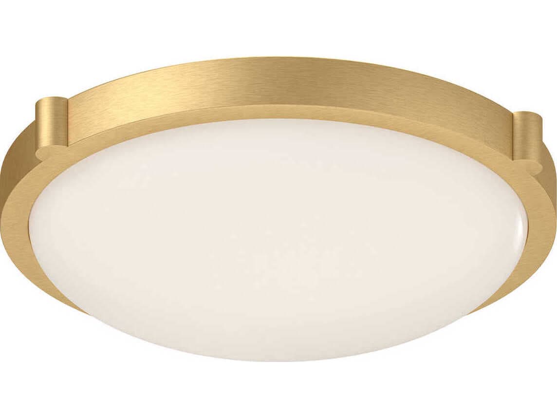 Kuzco Lighting Floyd Brushed Gold Round Flush Mount