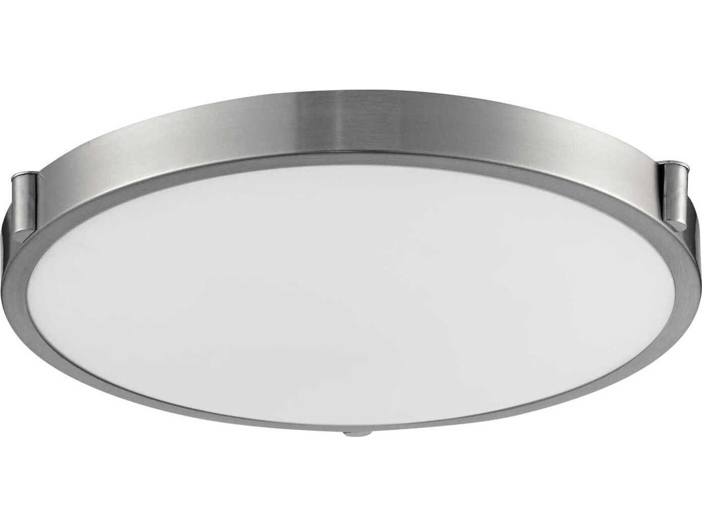 Kuzco Lighting Floyd Brushed Nickel Round Flush Mount