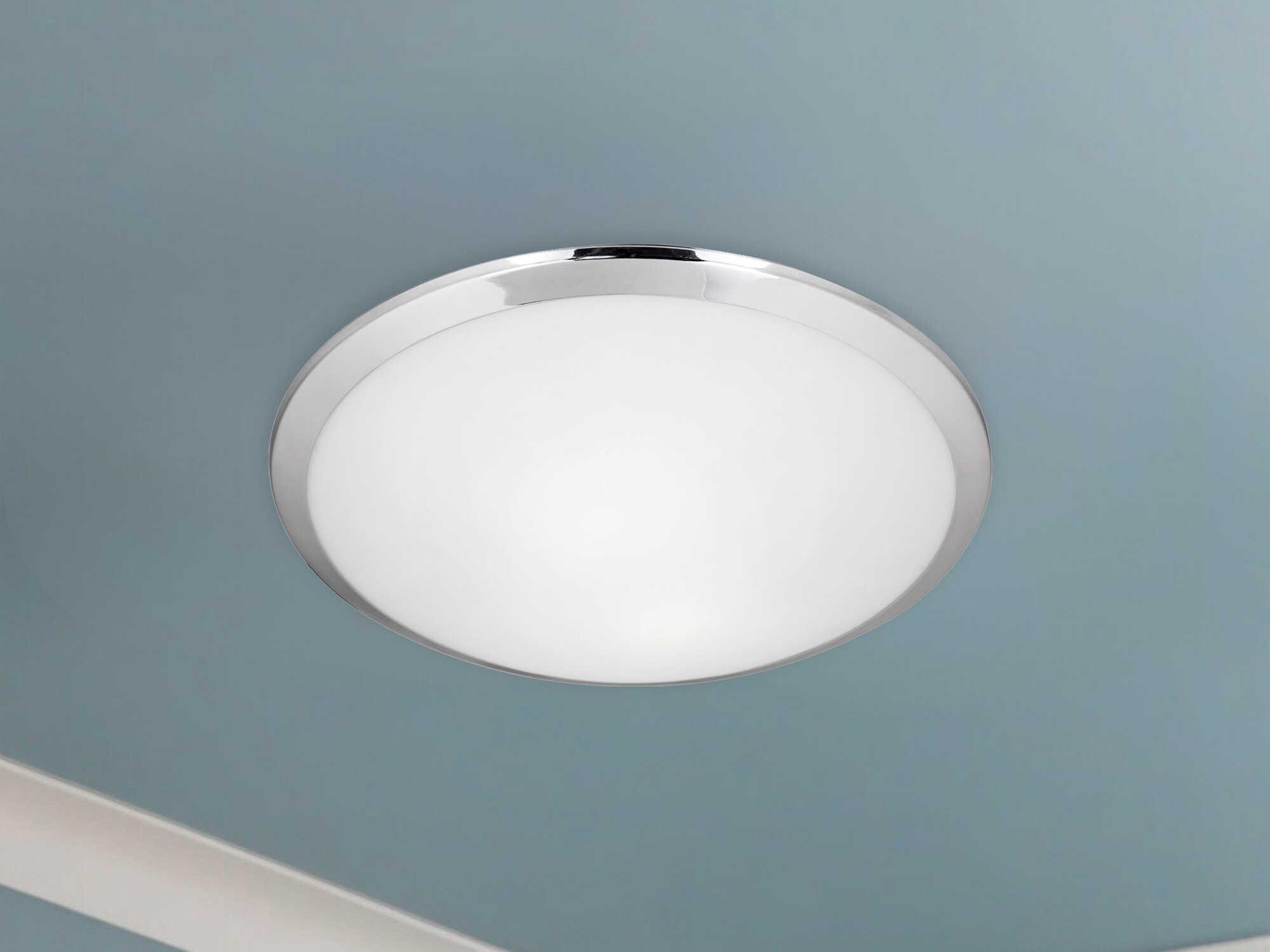 Kuzco Lighting Malta 1-Light Chrome Dome Flush Mount