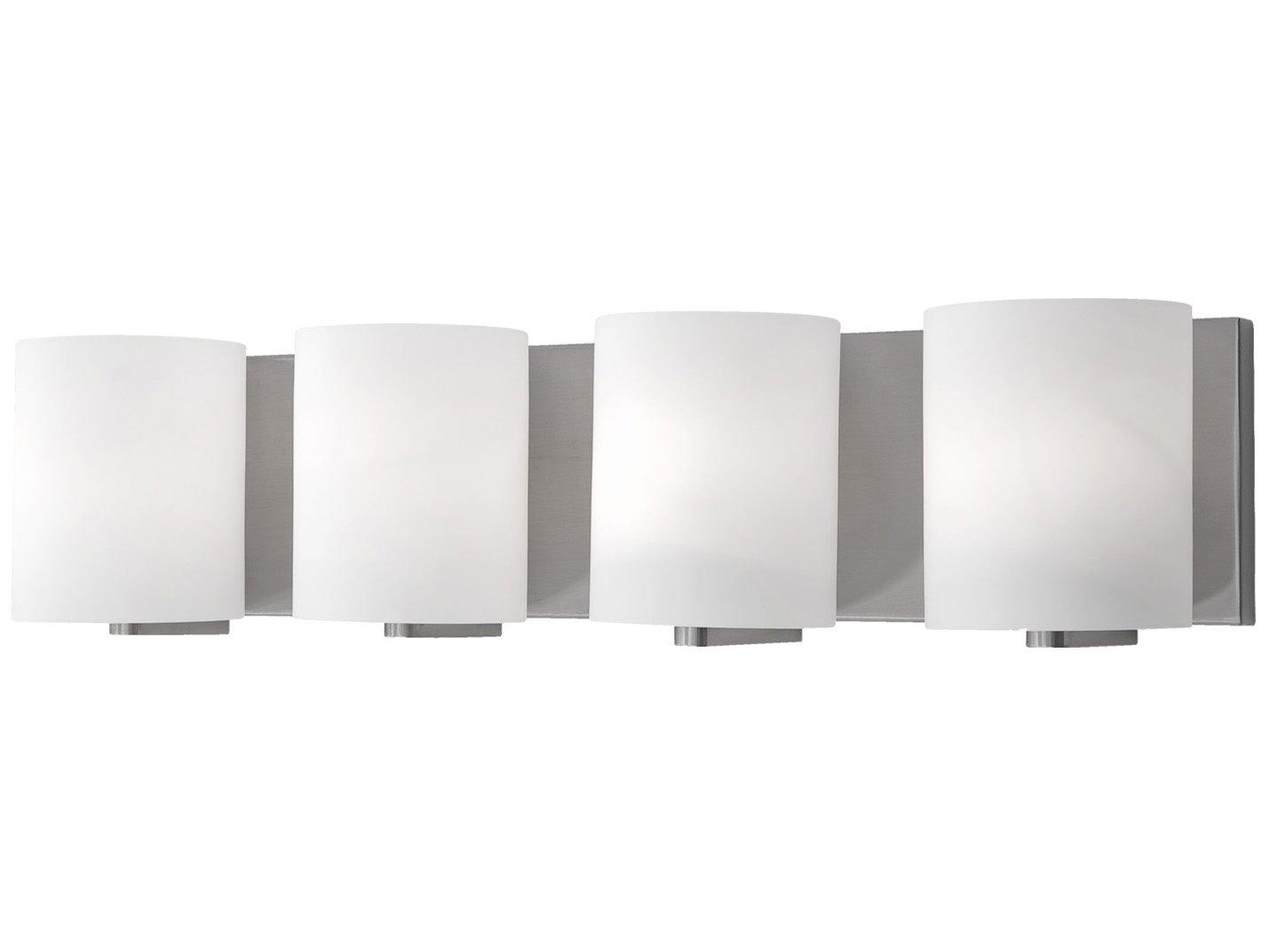 Kuzco Lighting Bridgewater 4-Light Brushed Nickel Vanity Light