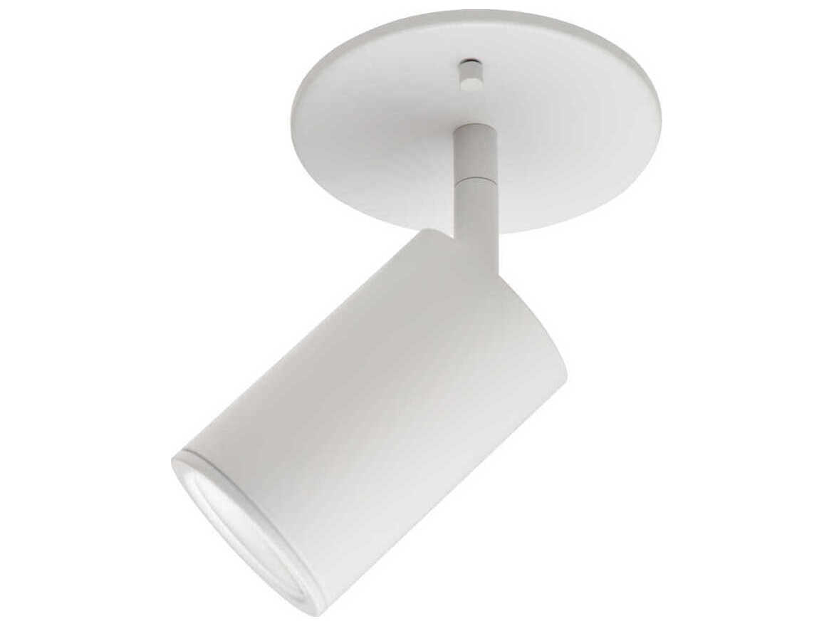 Kuzco Lighting Barclay 1-Light White Cylinder Semi Flush Mount