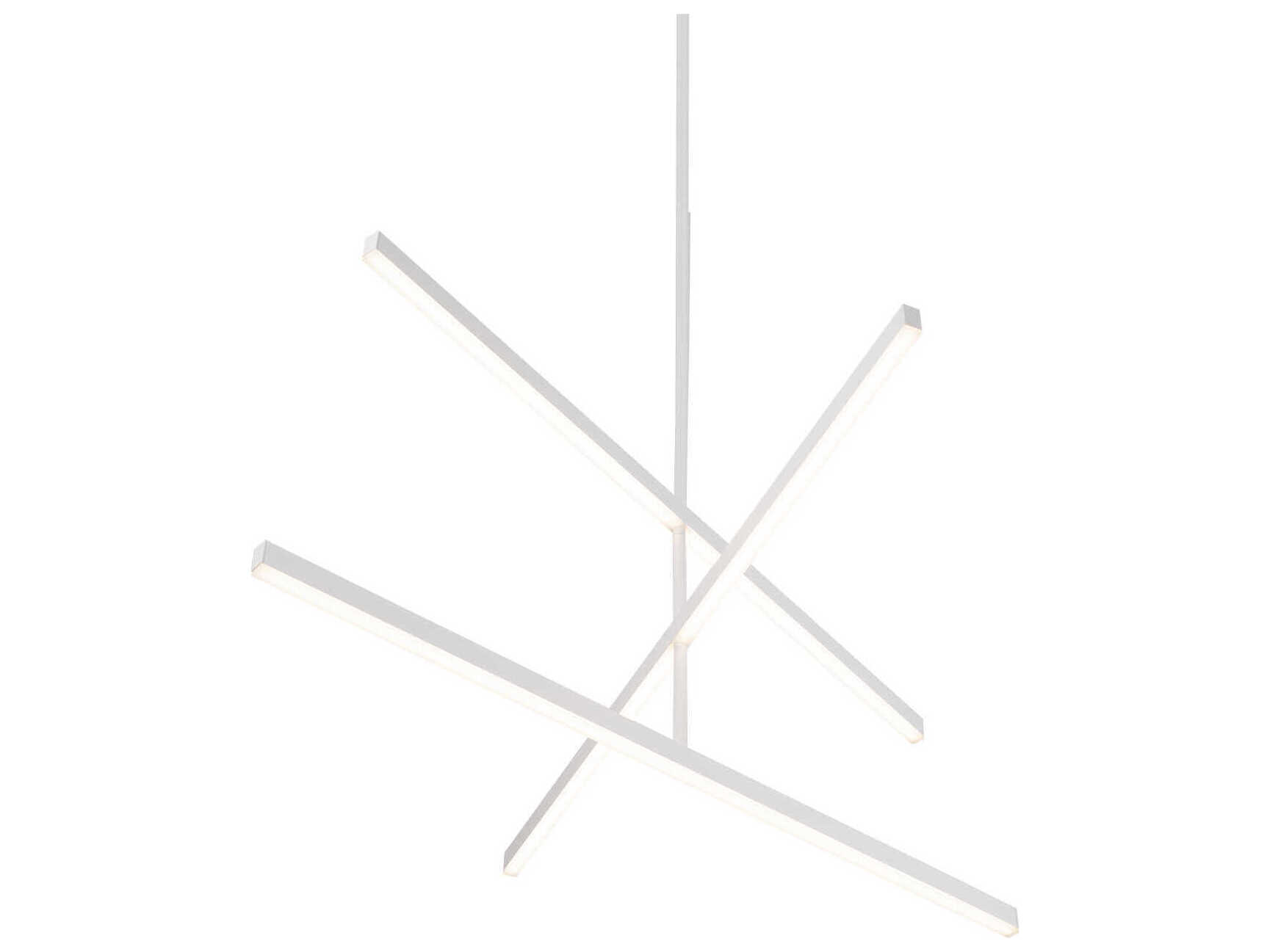 Kuzco Lighting Vega White Linear Chandelier