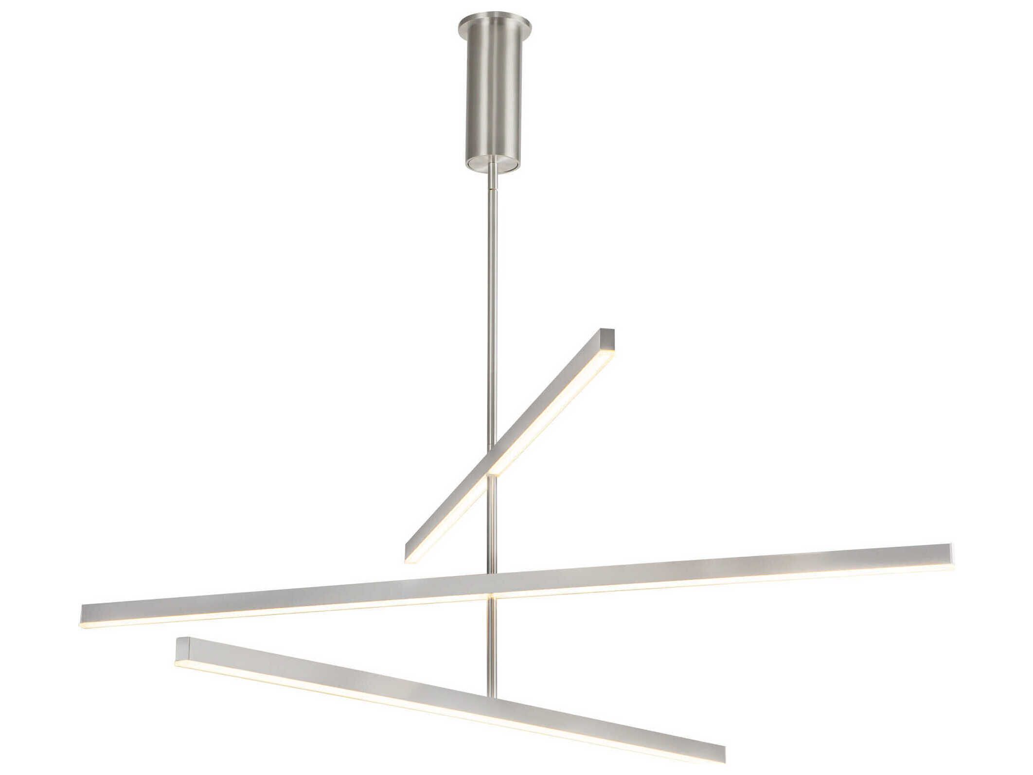 Kuzco Lighting Vega Brushed Nickel Linear Chandelier