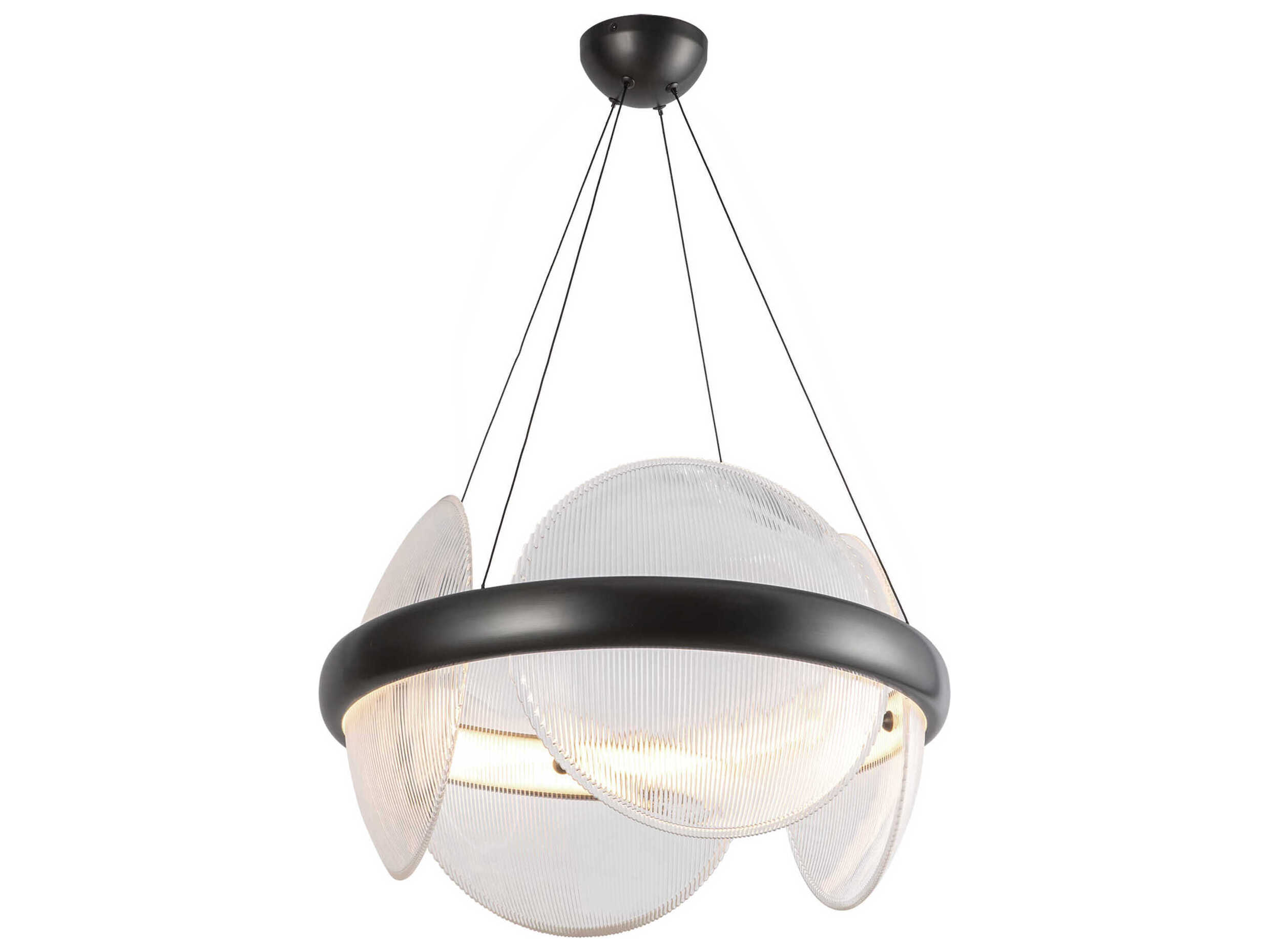 Kuzco Lighting Taurus Urban Bronze Round Chandelier