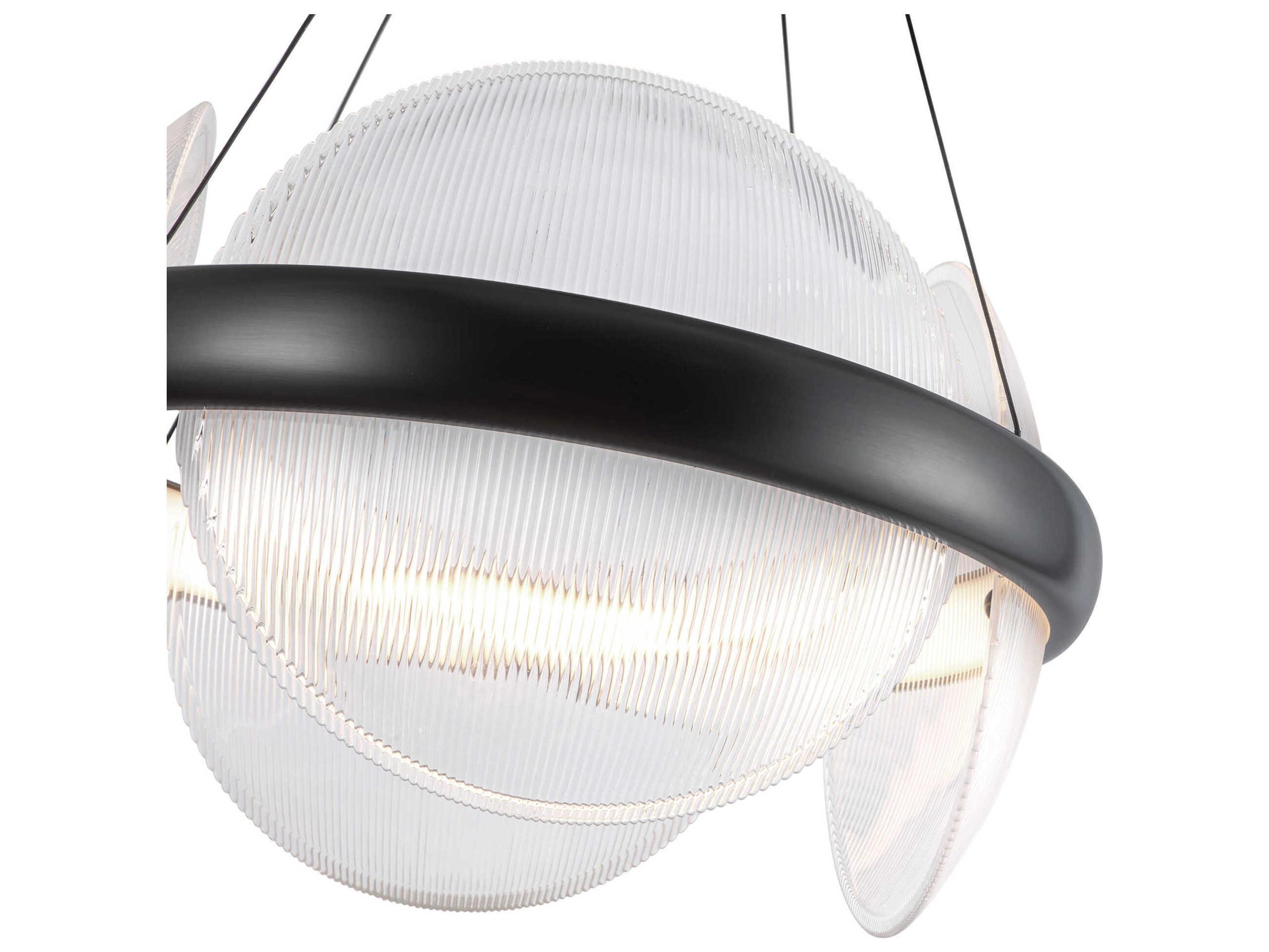 Kuzco Lighting Taurus Urban Bronze Round Chandelier