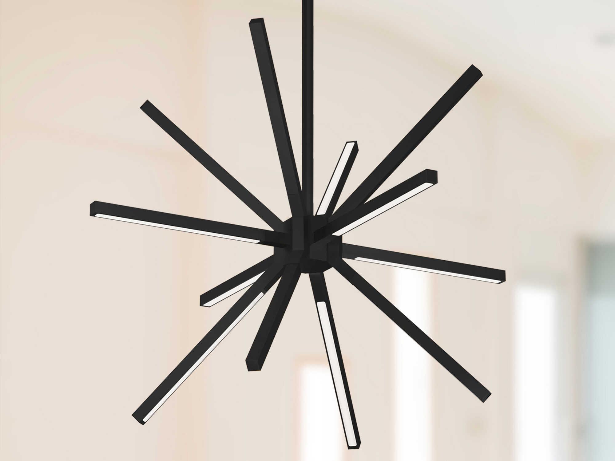 Kuzco Lighting Sirius Minor Black Sputnik Chandelier
