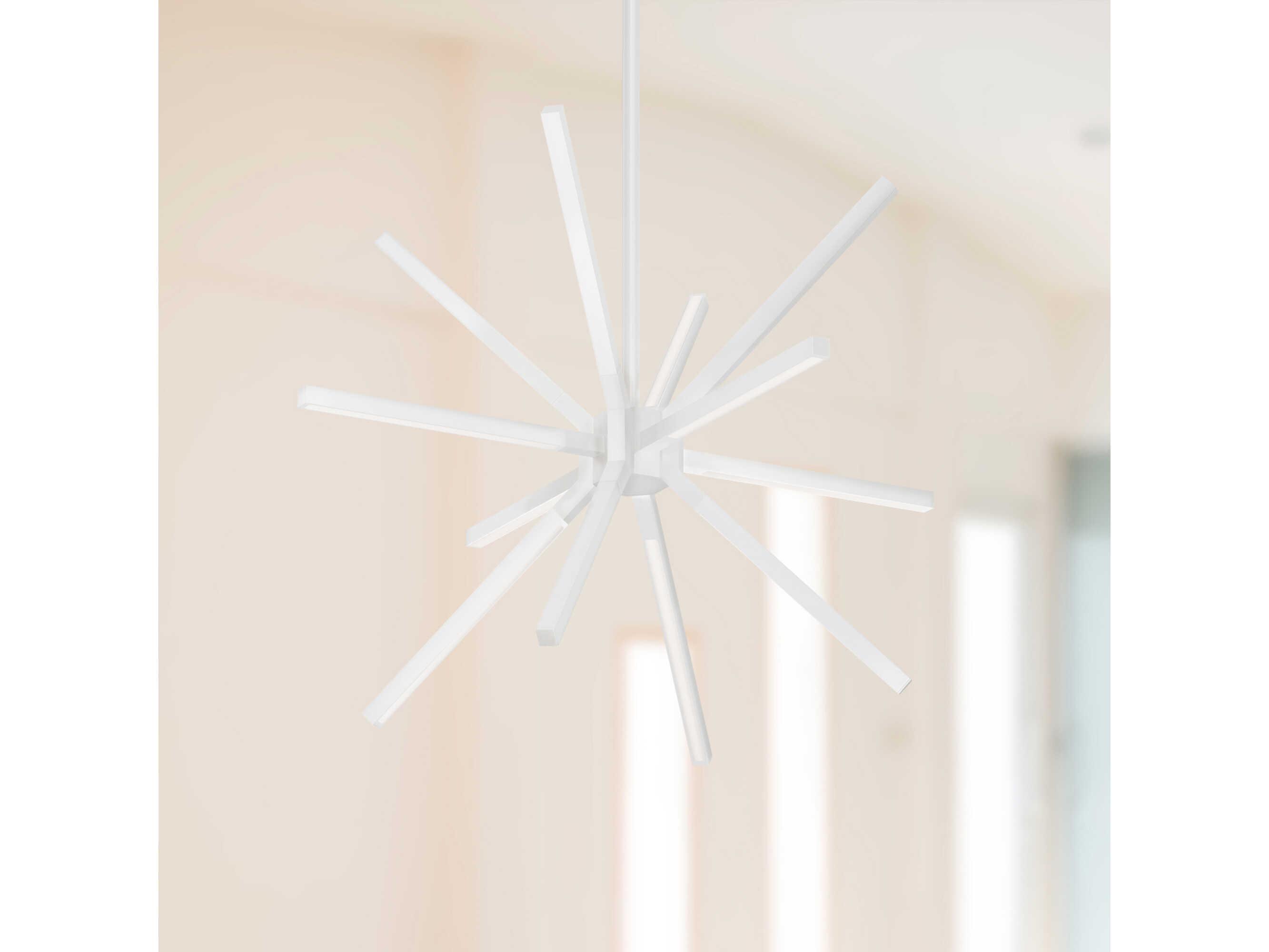 Kuzco Lighting Sirius Minor White Sputnik Chandelier