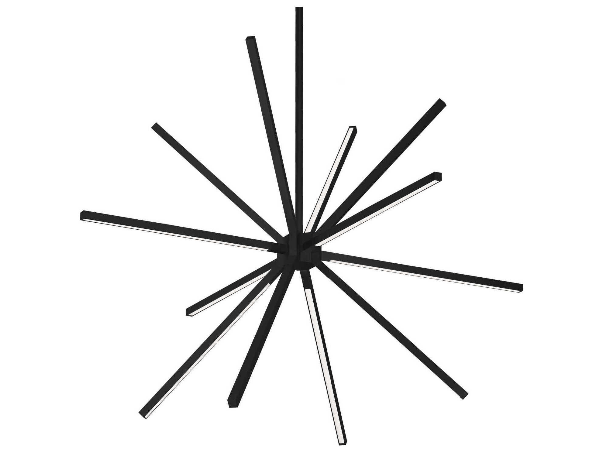 Kuzco Lighting Sirius Minor Black Sputnik Chandelier