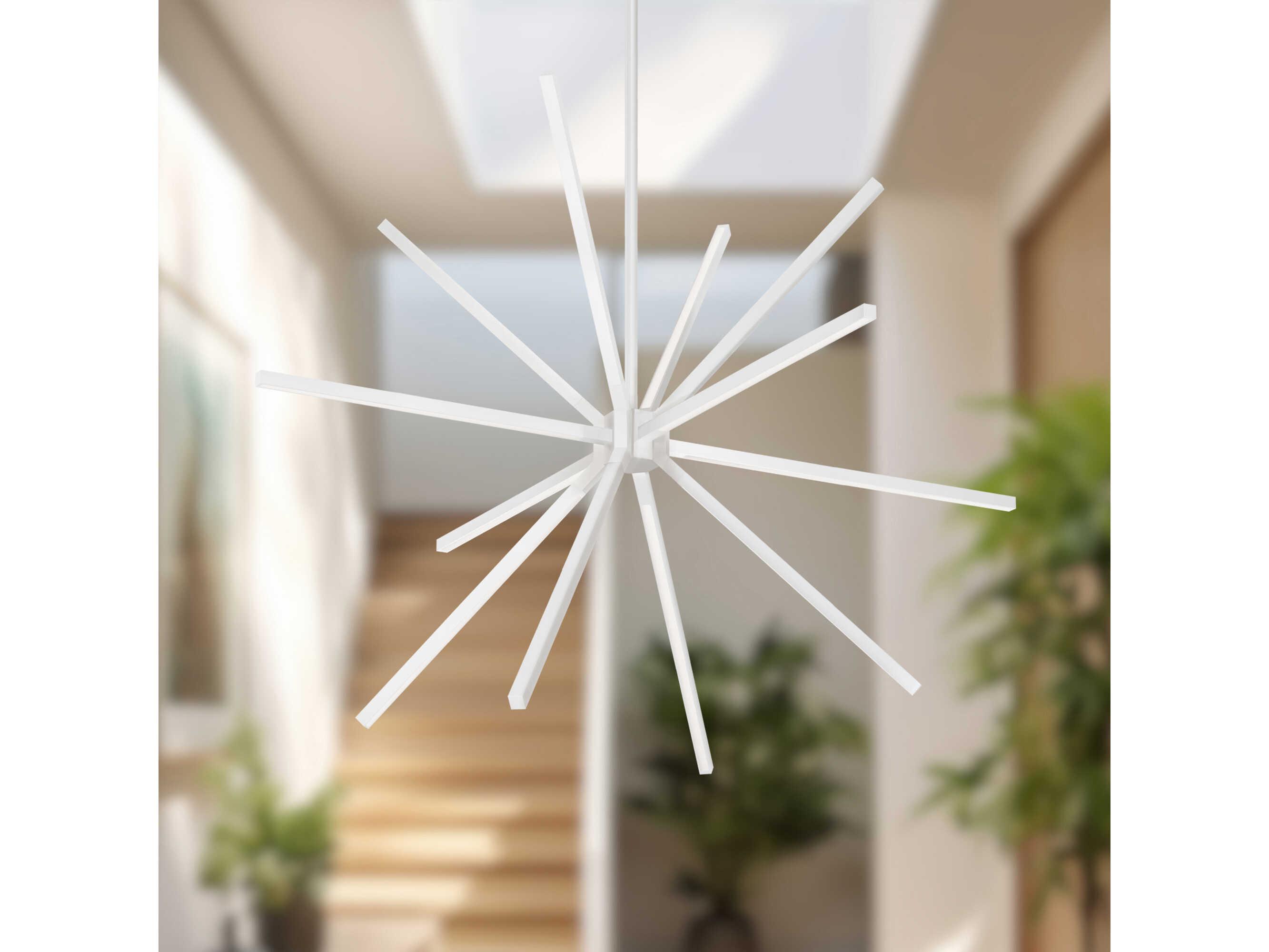 Kuzco Lighting Sirius Minor White Sputnik Chandelier