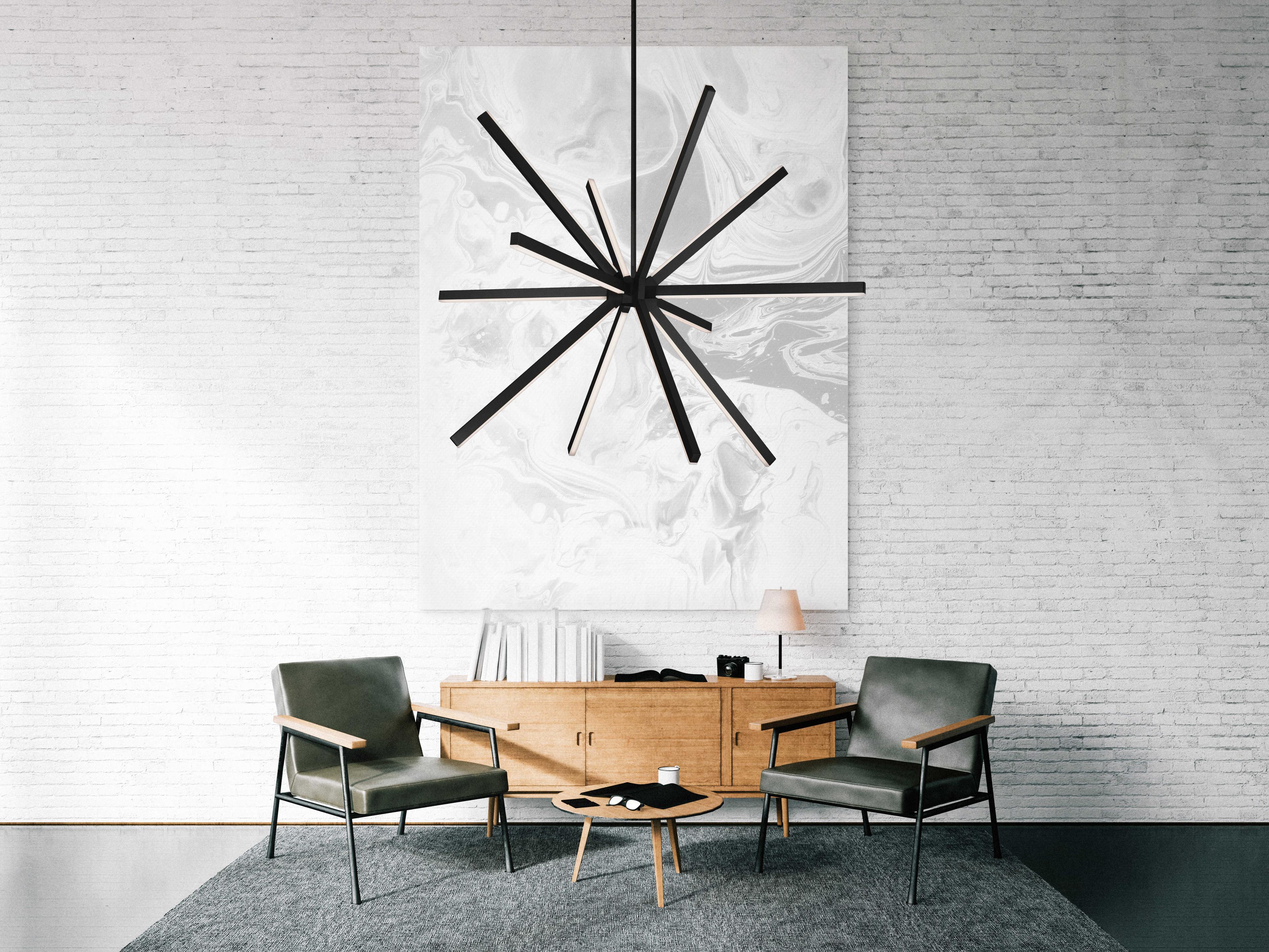 Kuzco Lighting Sirius Black Sputnik Chandelier