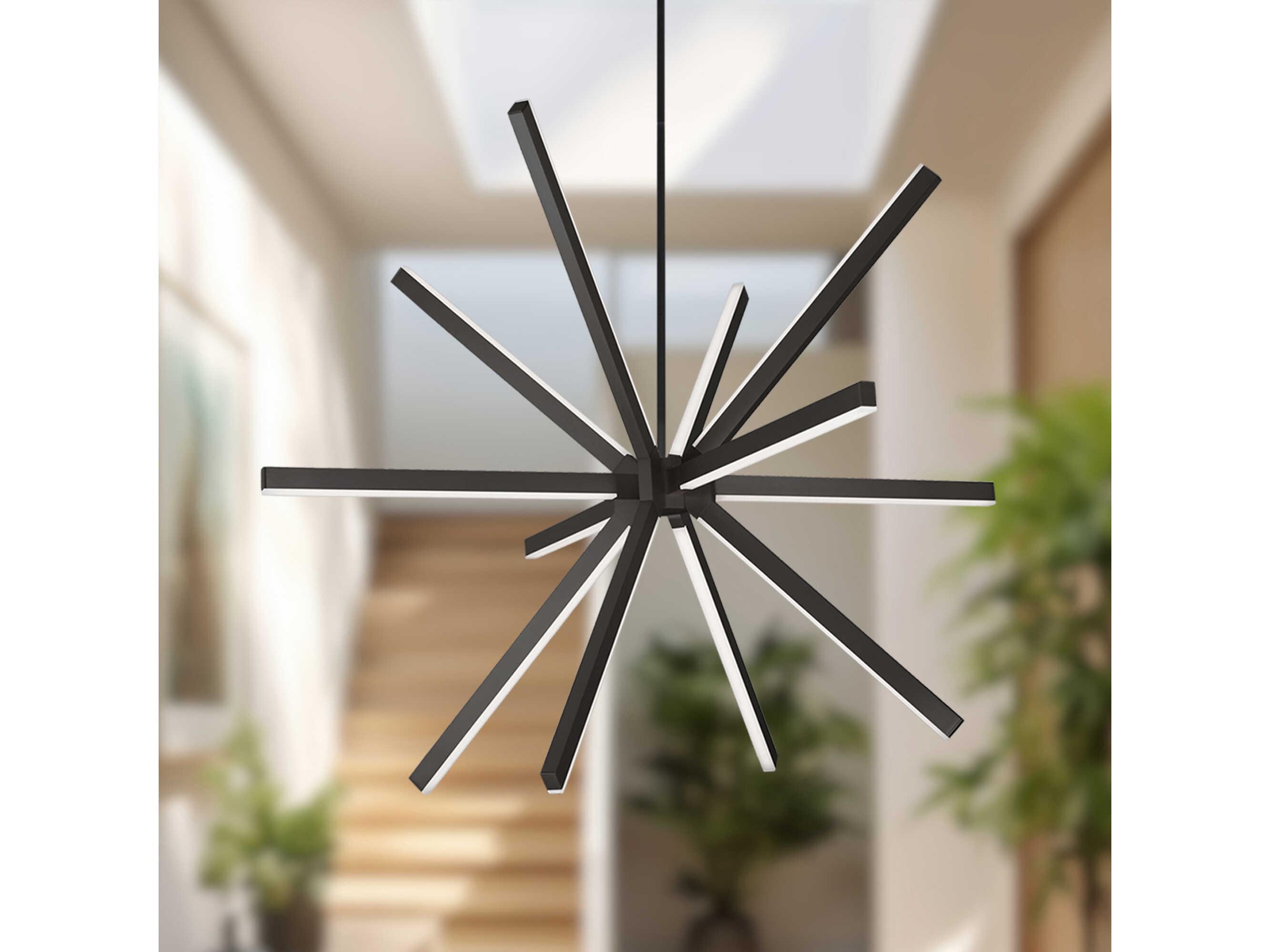 Kuzco Lighting Sirius Black Sputnik Chandelier