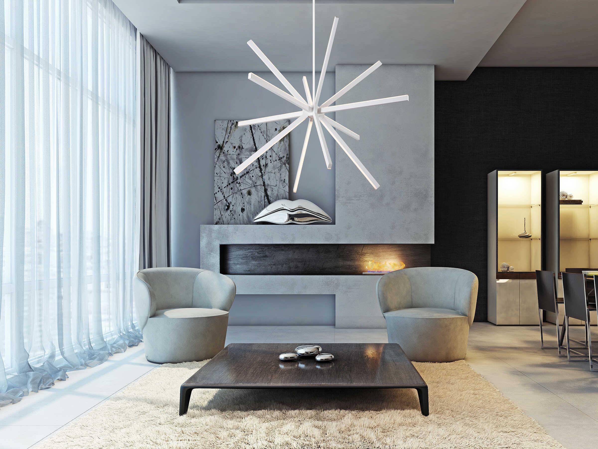 Kuzco Lighting Sirius White Sputnik Chandelier
