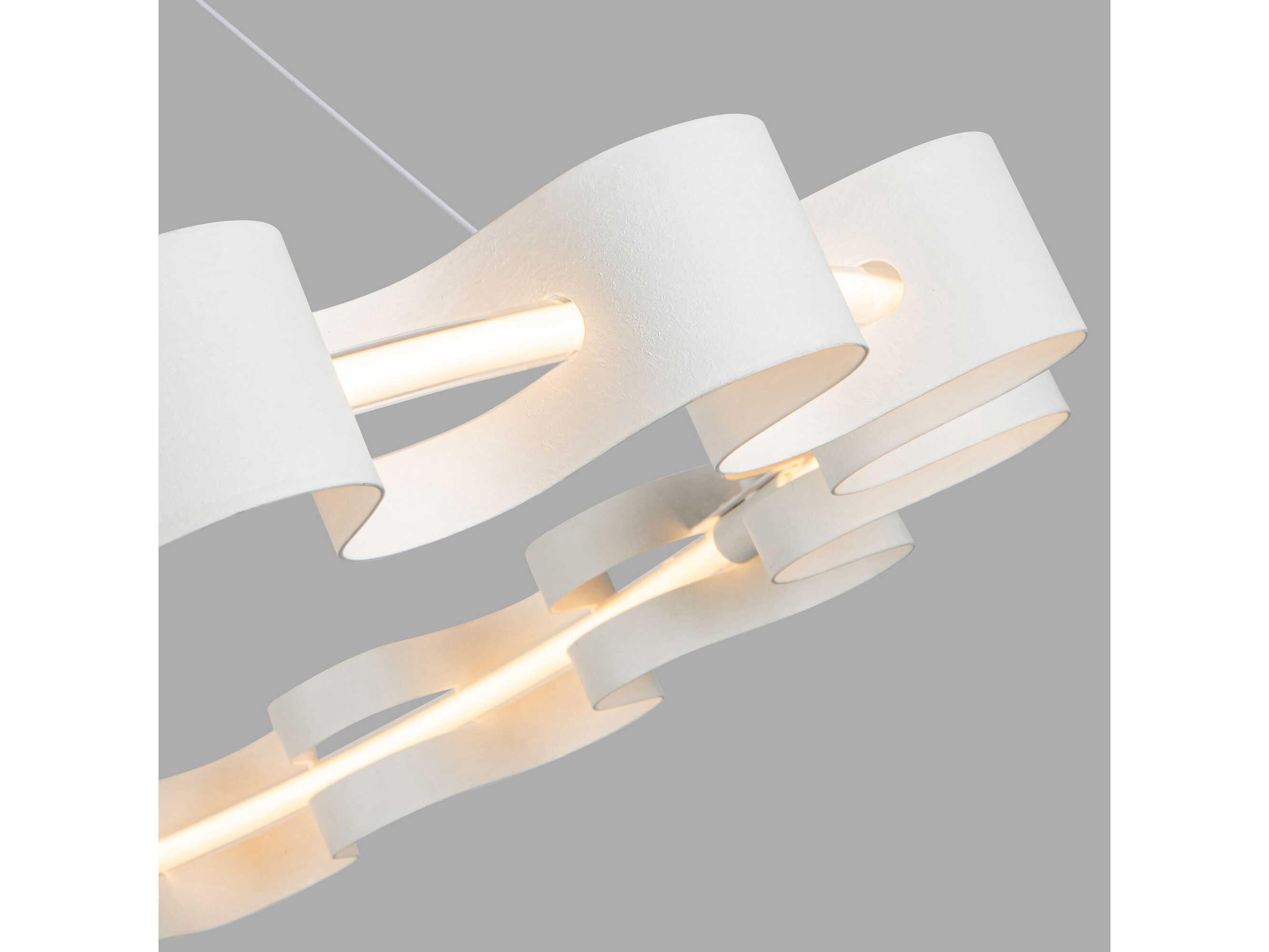 Kuzco Lighting Nami Antique White Round Chandelier