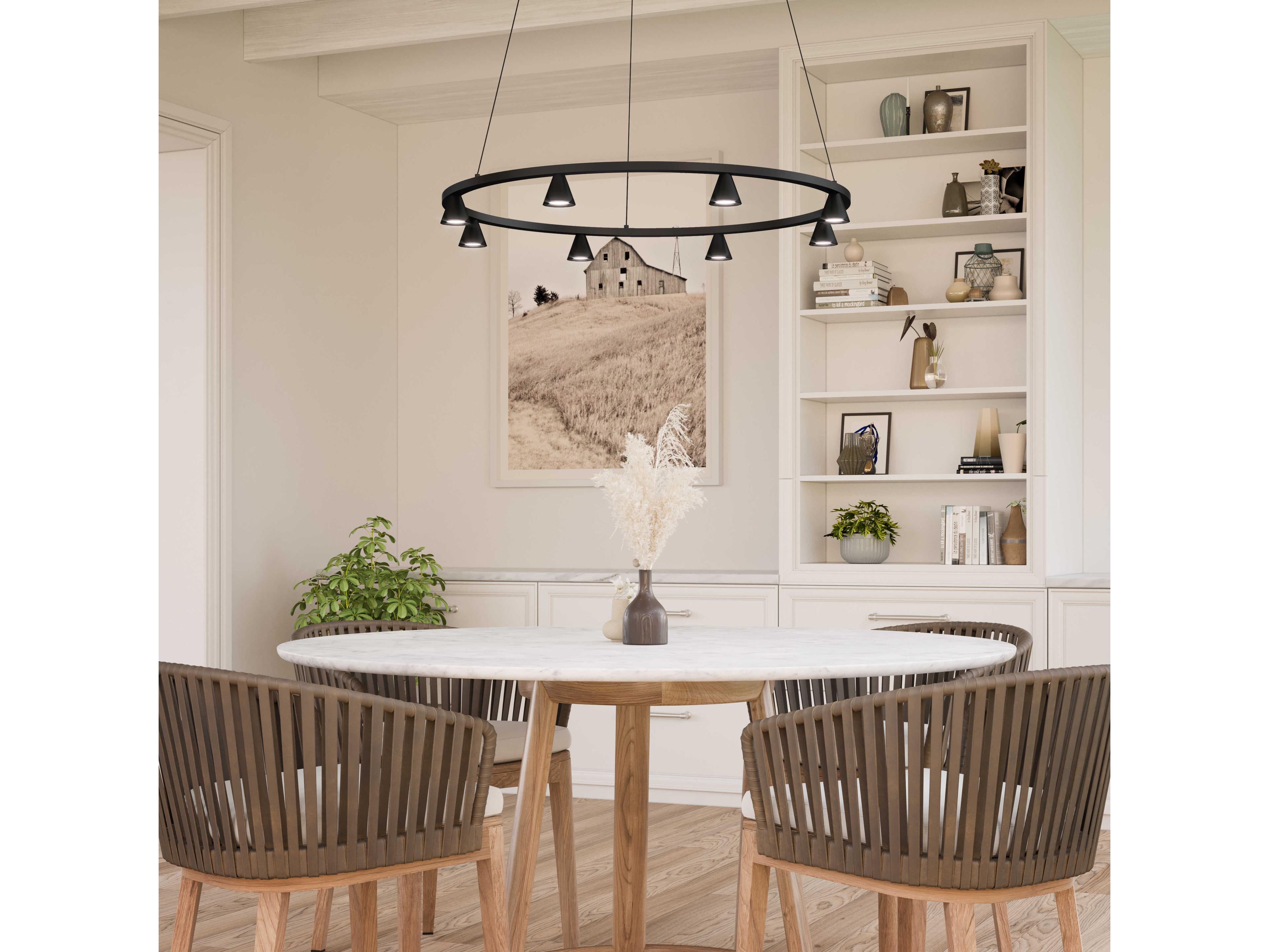Kuzco Lighting Dune Black Chandelier