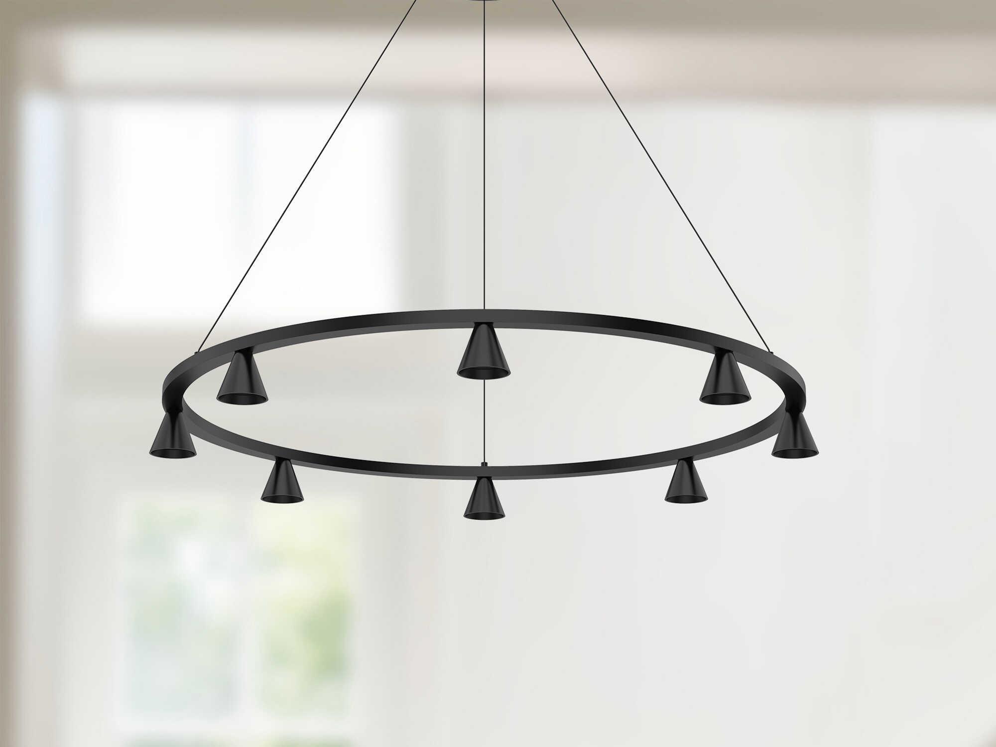 Kuzco Lighting Dune Black Chandelier