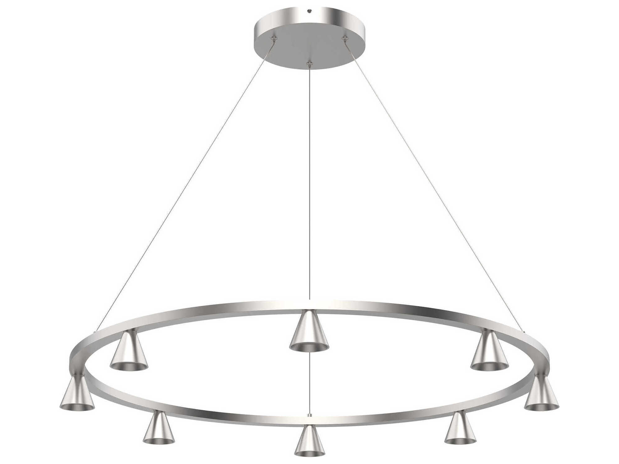 Kuzco Lighting Dune Brushed Nickel Chandelier