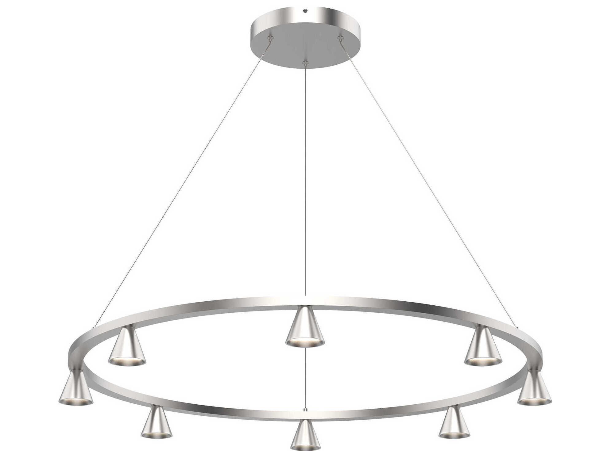 Kuzco Lighting Dune Brushed Nickel Chandelier