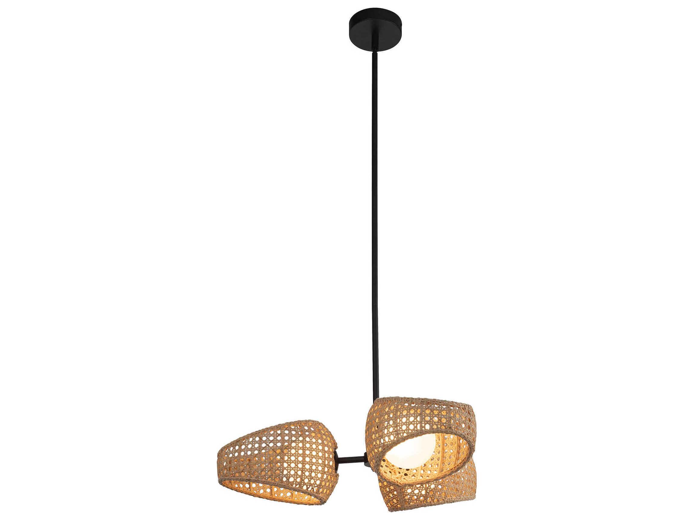 Kuzco Lighting Lanai Black Round Chandelier