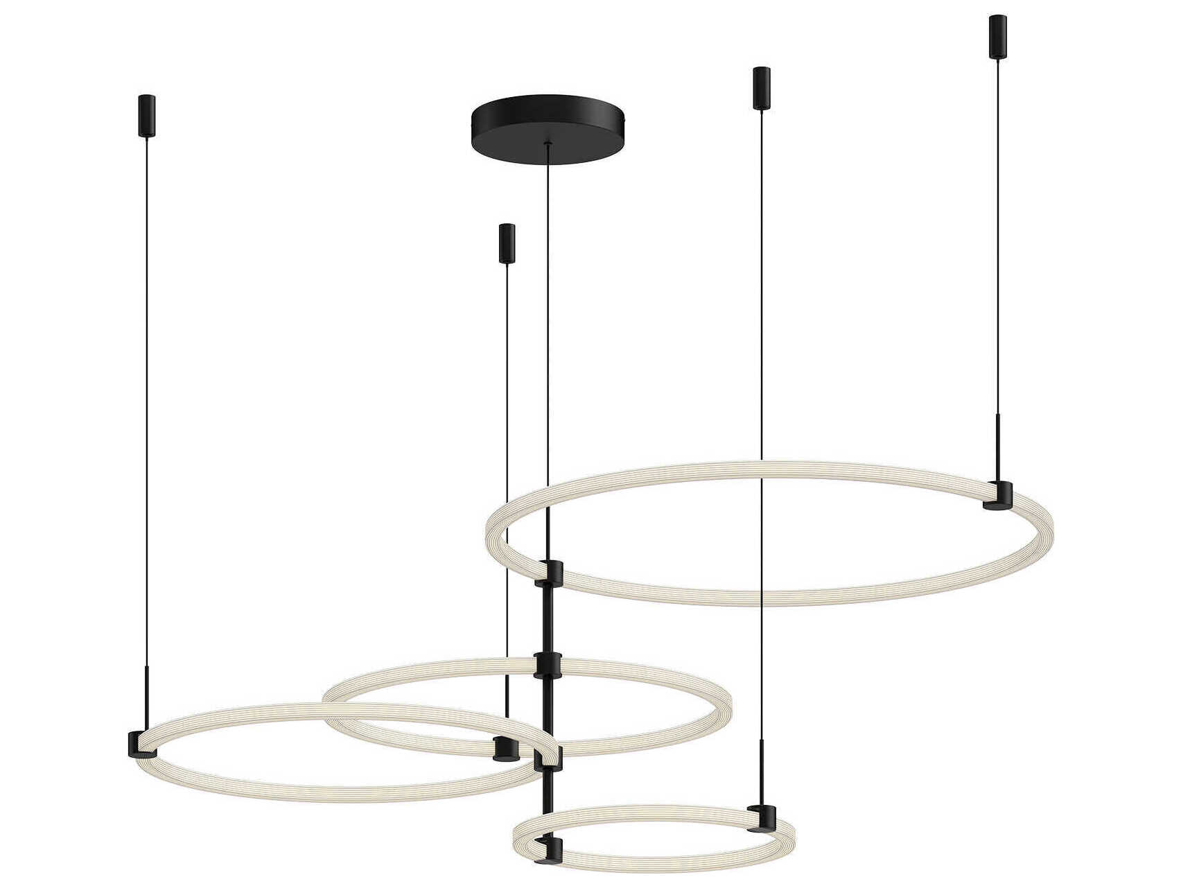 Kuzco Lighting Bruni Black Round Chandelier