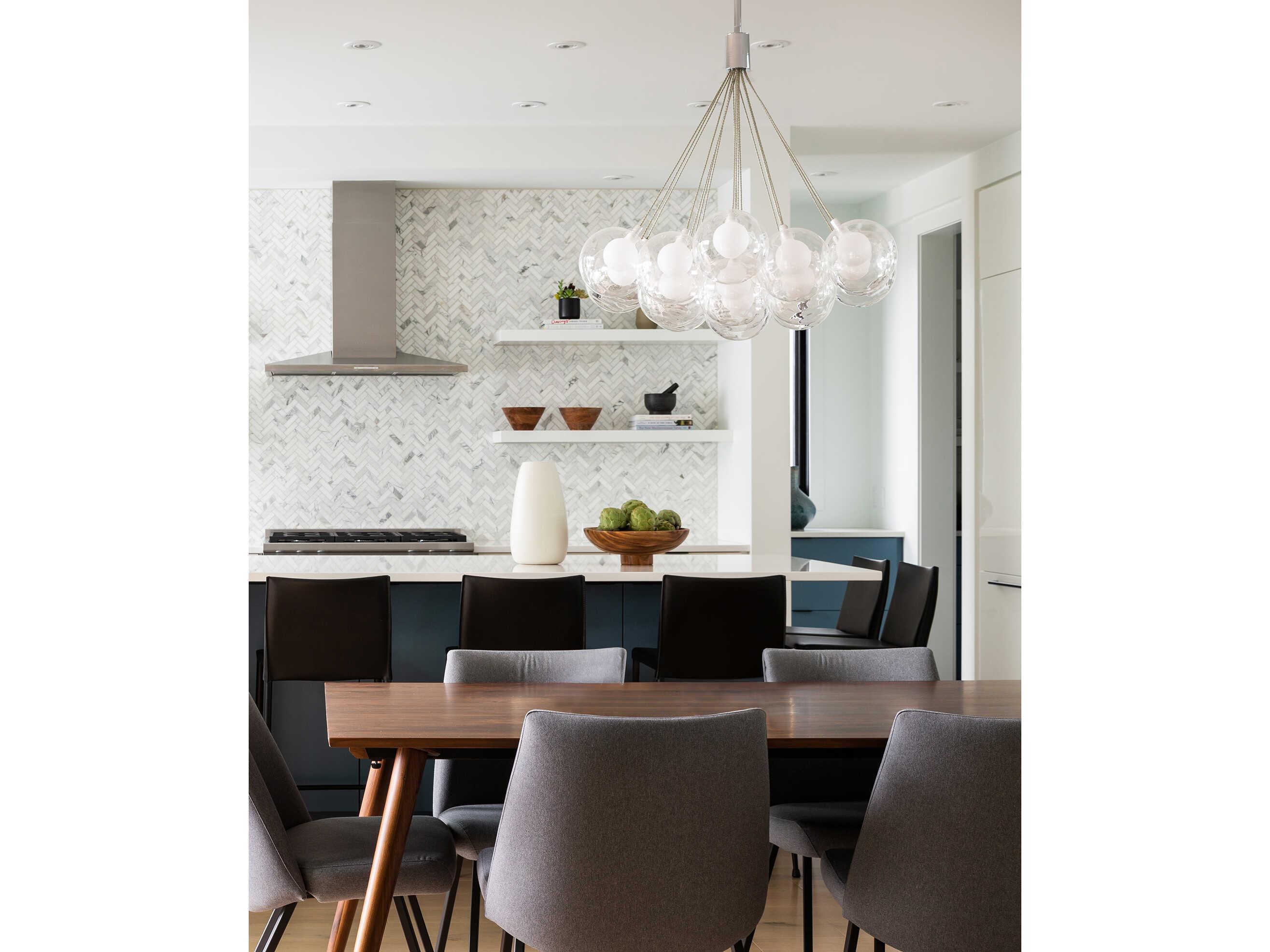 Kuzco Lighting Bolla Chrome Globe Chandelier