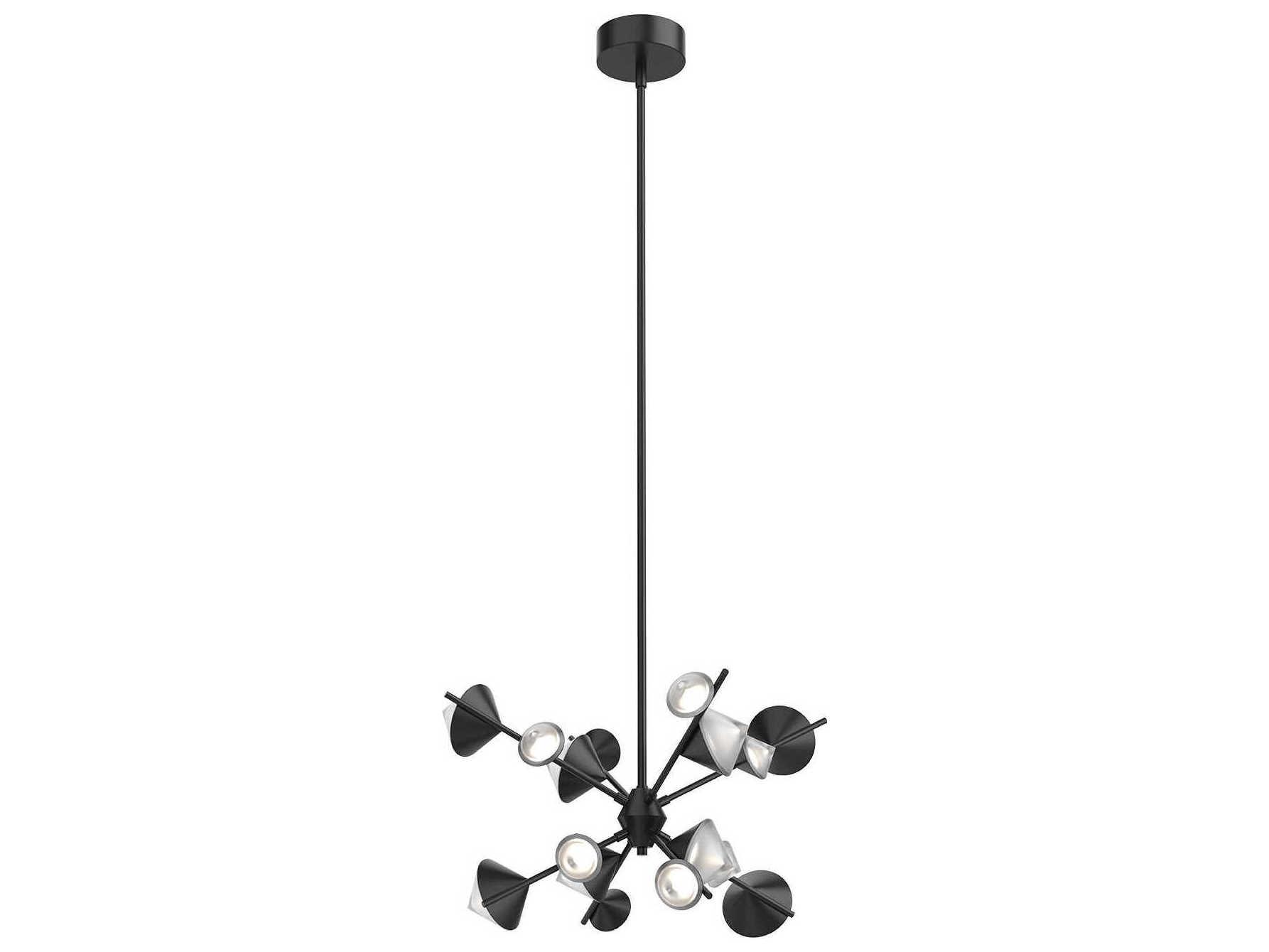 Kuzco Lighting Geode Black Sputnik Chandelier