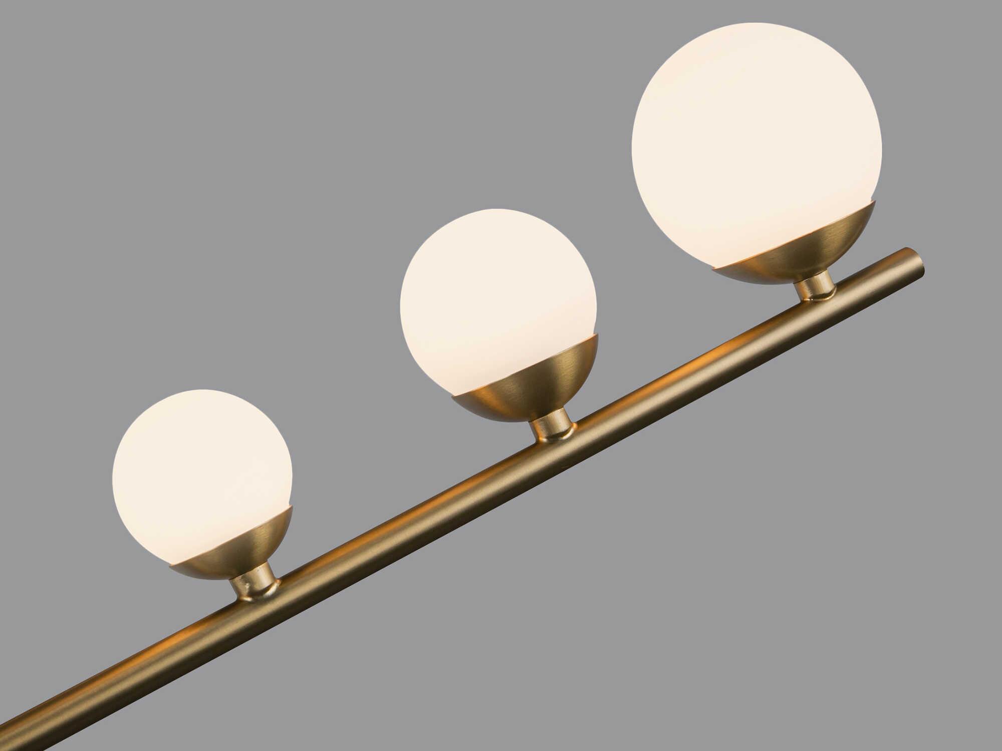 Kuzco Lighting Juniper Brushed Gold Globe Chandelier