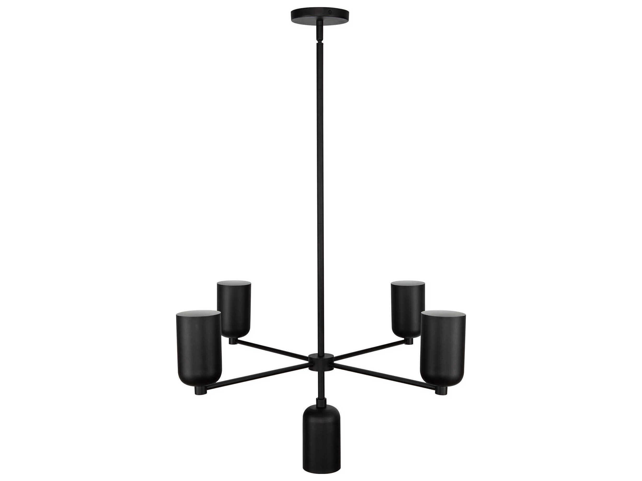 Kuzco Lighting Nola 5-Light Black Chandelier