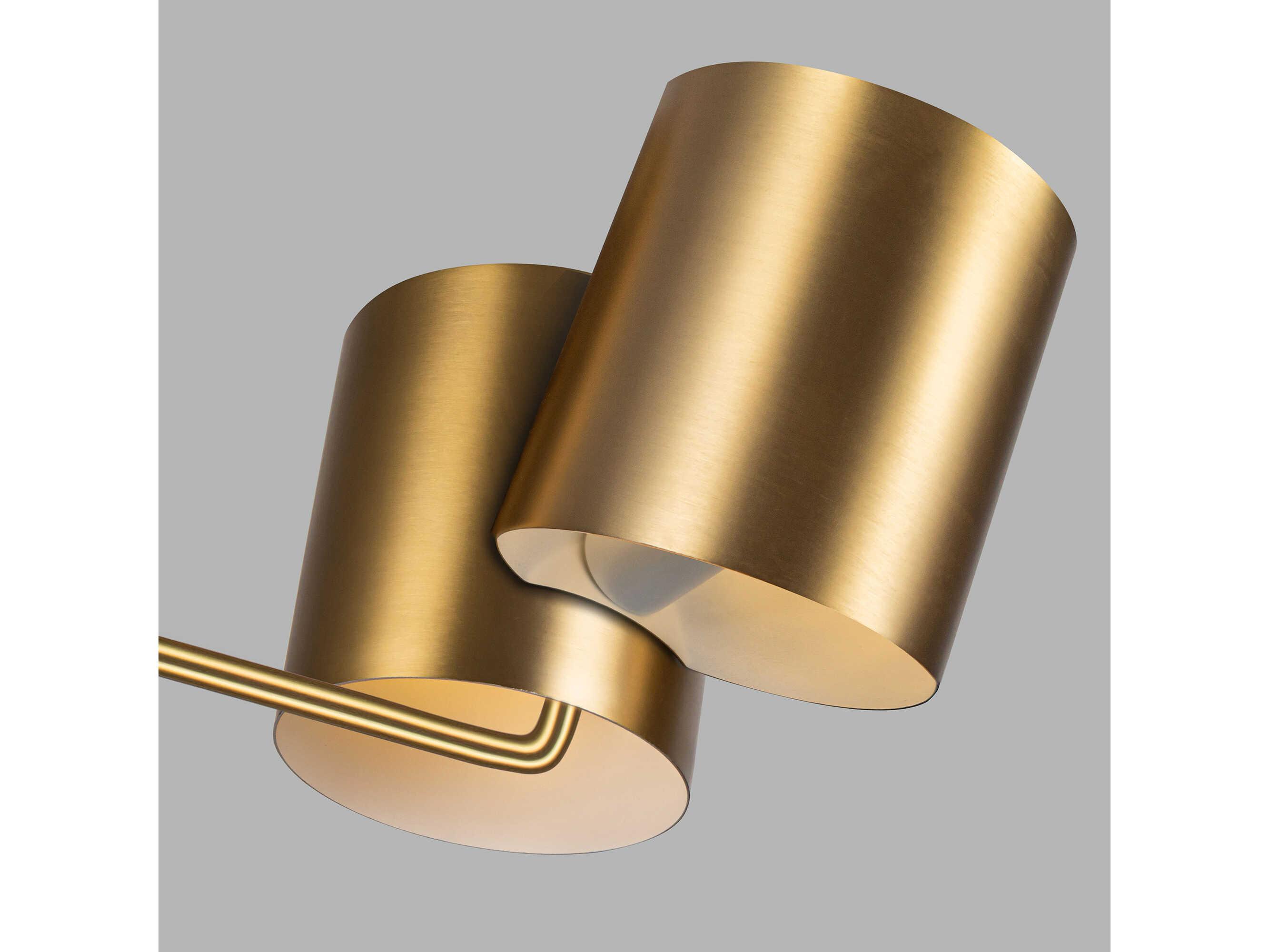 Kuzco Lighting Keiko 6-Light Brushed Gold Chandelier