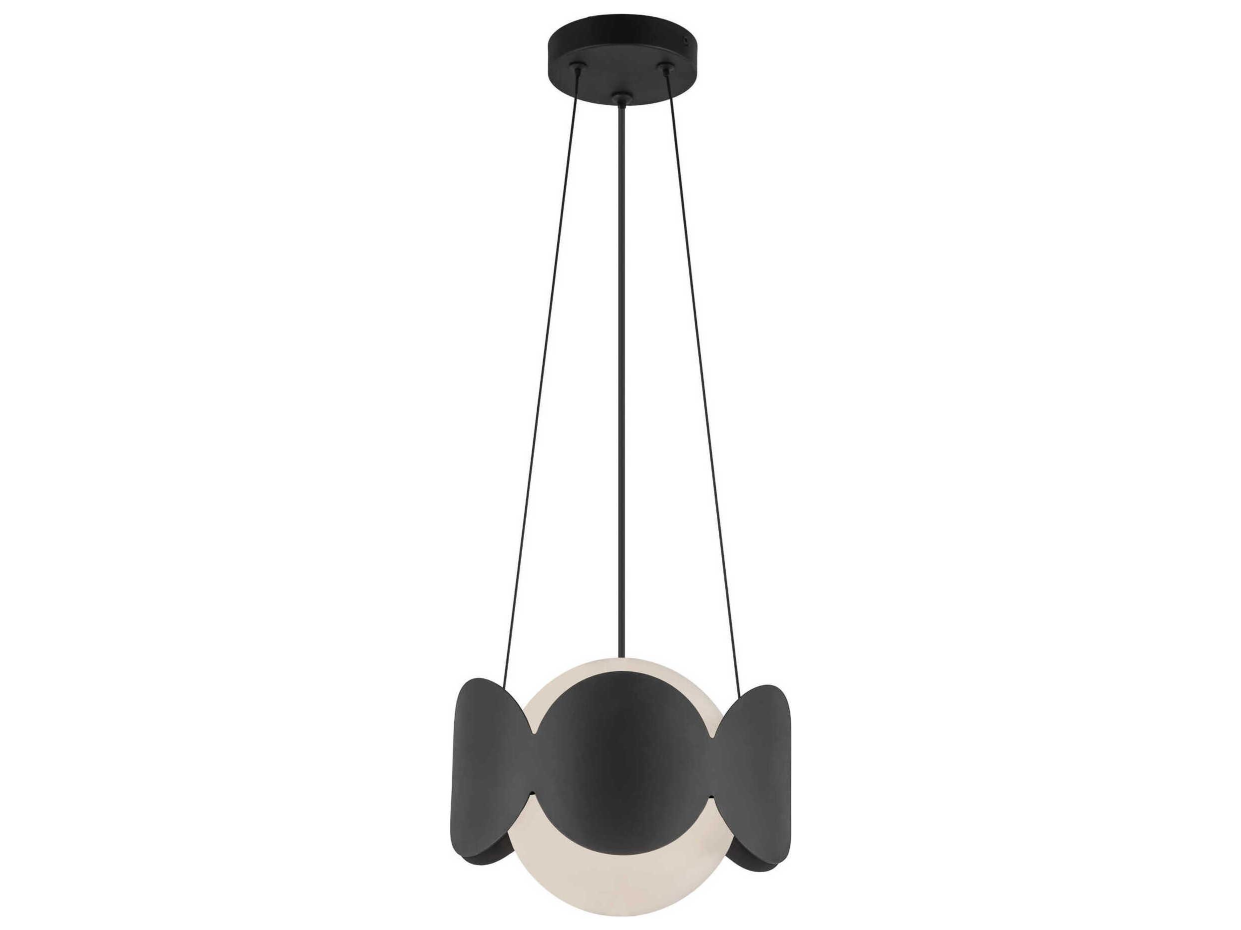 Kuzco Lighting Ciel 1-Light Black Globe Chandelier