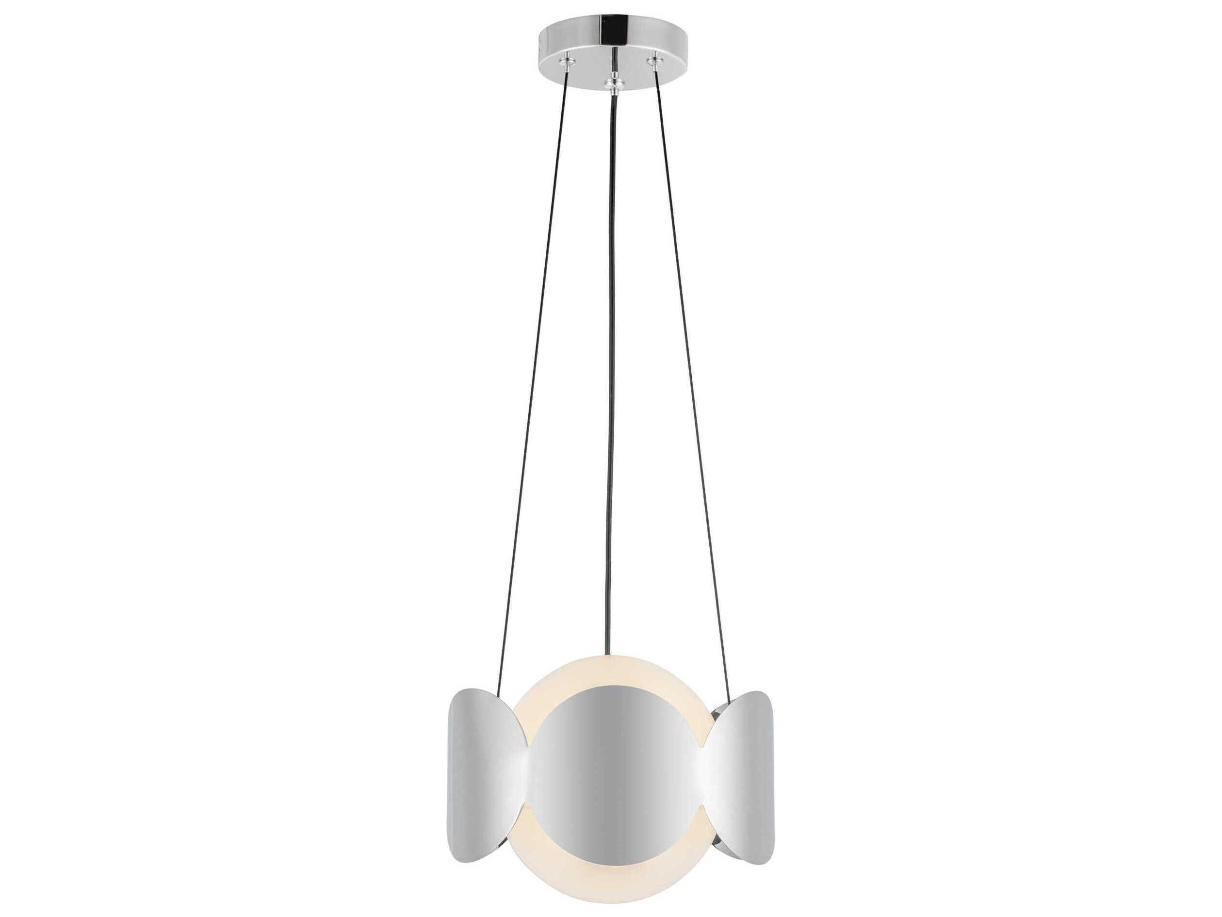Kuzco Lighting Ciel 1-Light Chrome Globe Chandelier