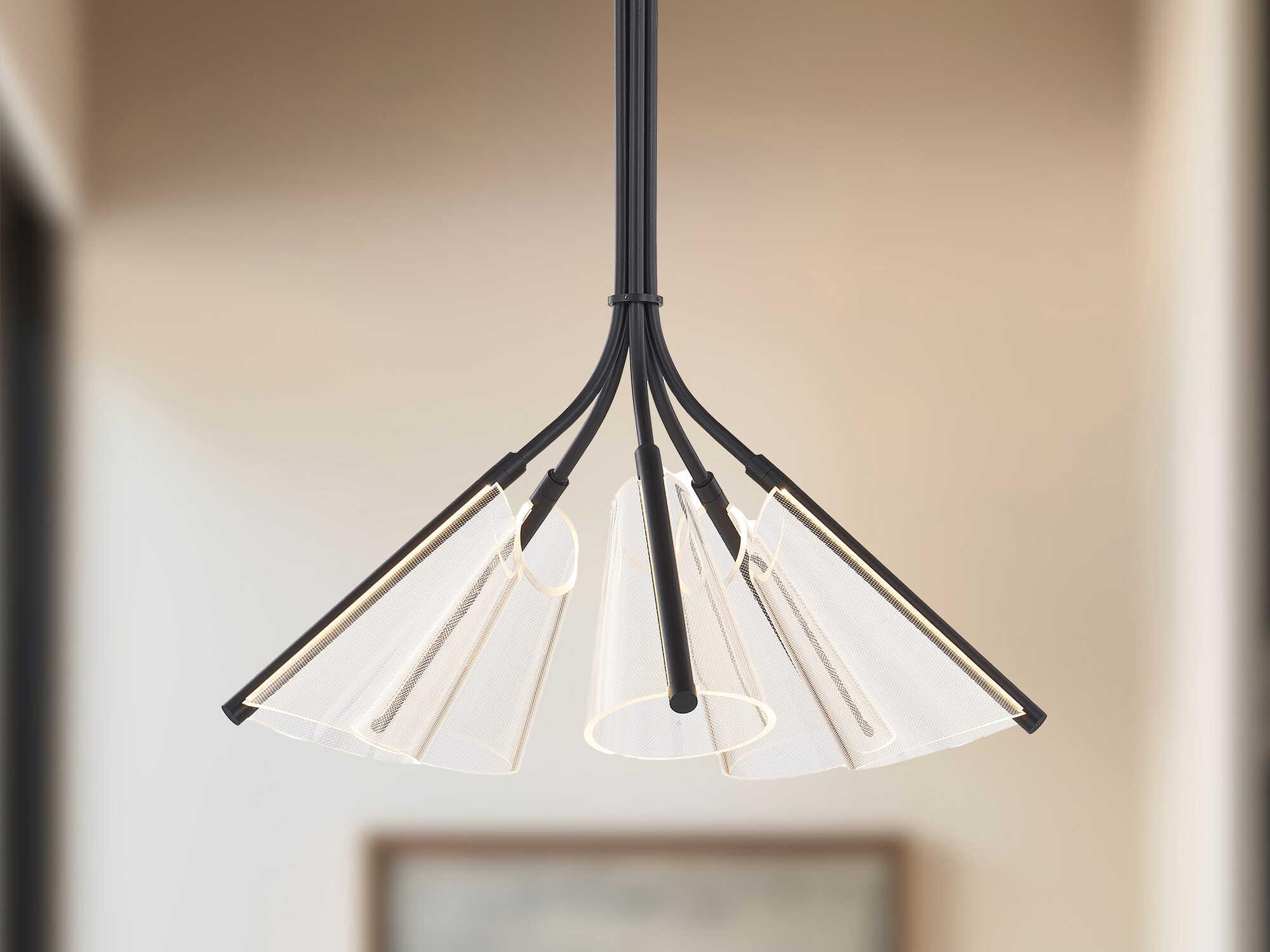 Kuzco Lighting Mulberry Black Chandelier